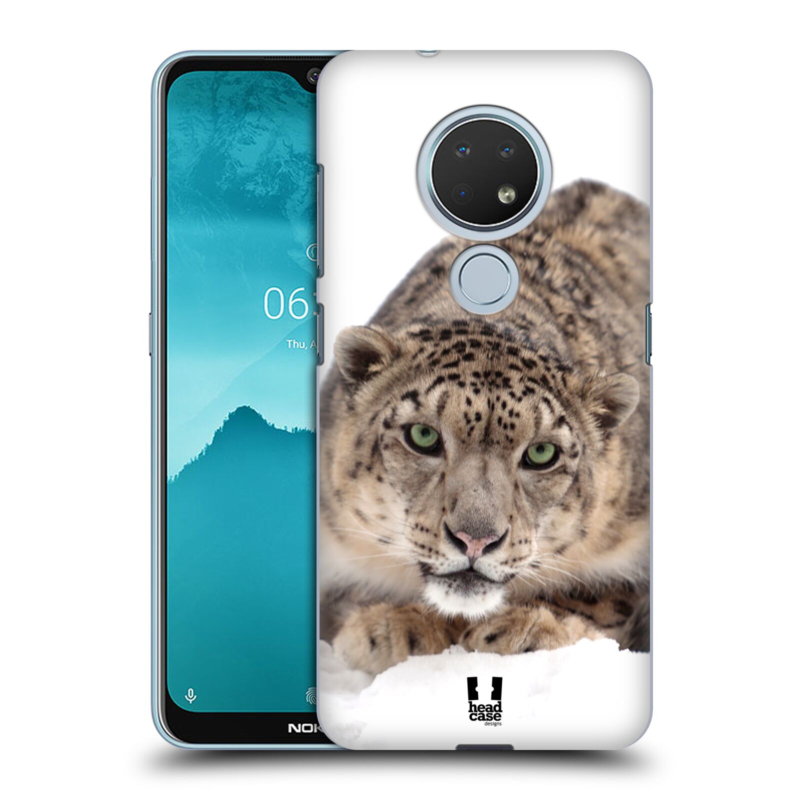 Pouzdro na mobil Nokia 6.2 - HEAD CASE - vzor Divočina, Divoký život a zvířata foto SNĚŽNÝ LEOPARD