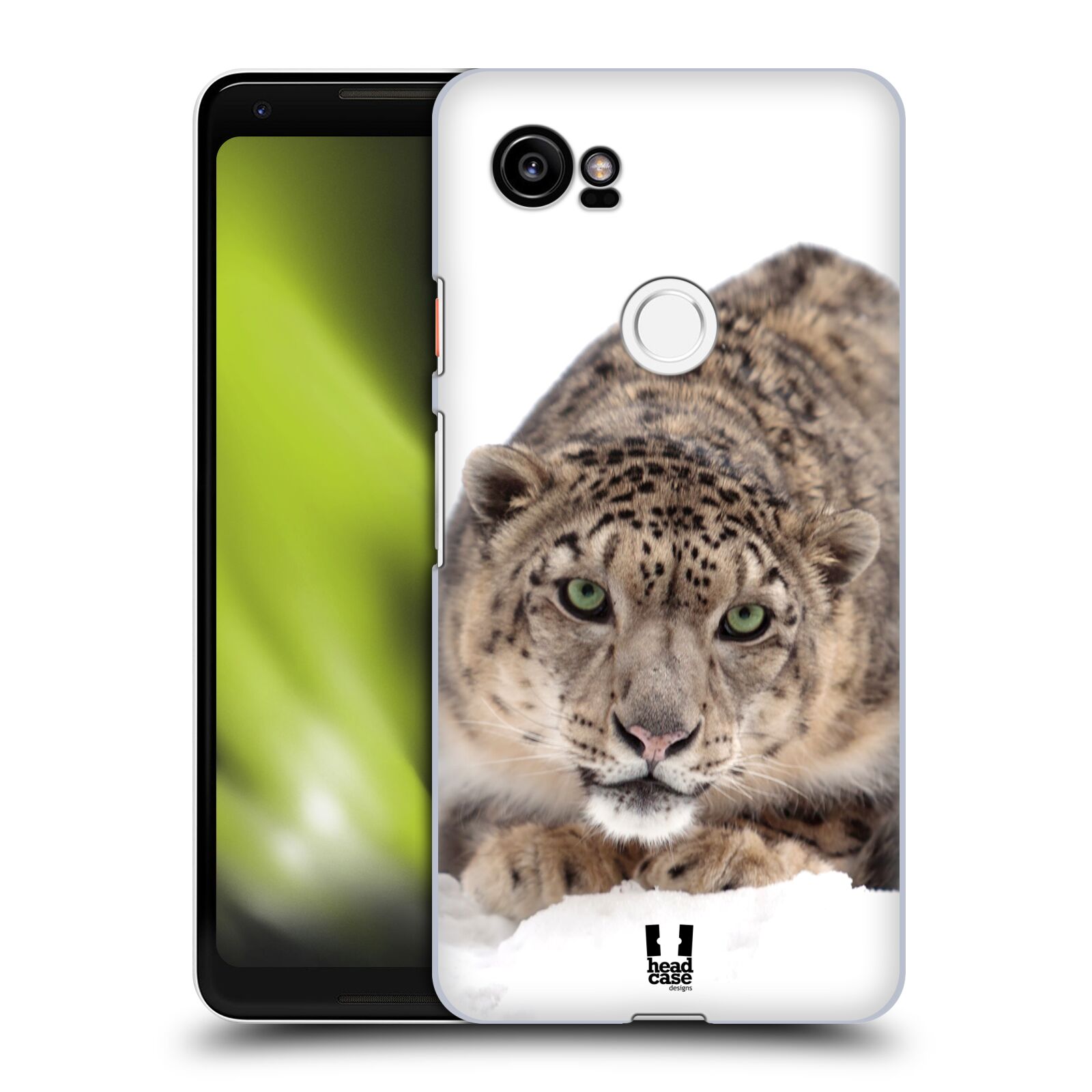 HEAD CASE plastový obal na mobil Google Pixel 2 XL vzor Divočina, Divoký život a zvířata foto SNĚŽNÝ LEOPARD