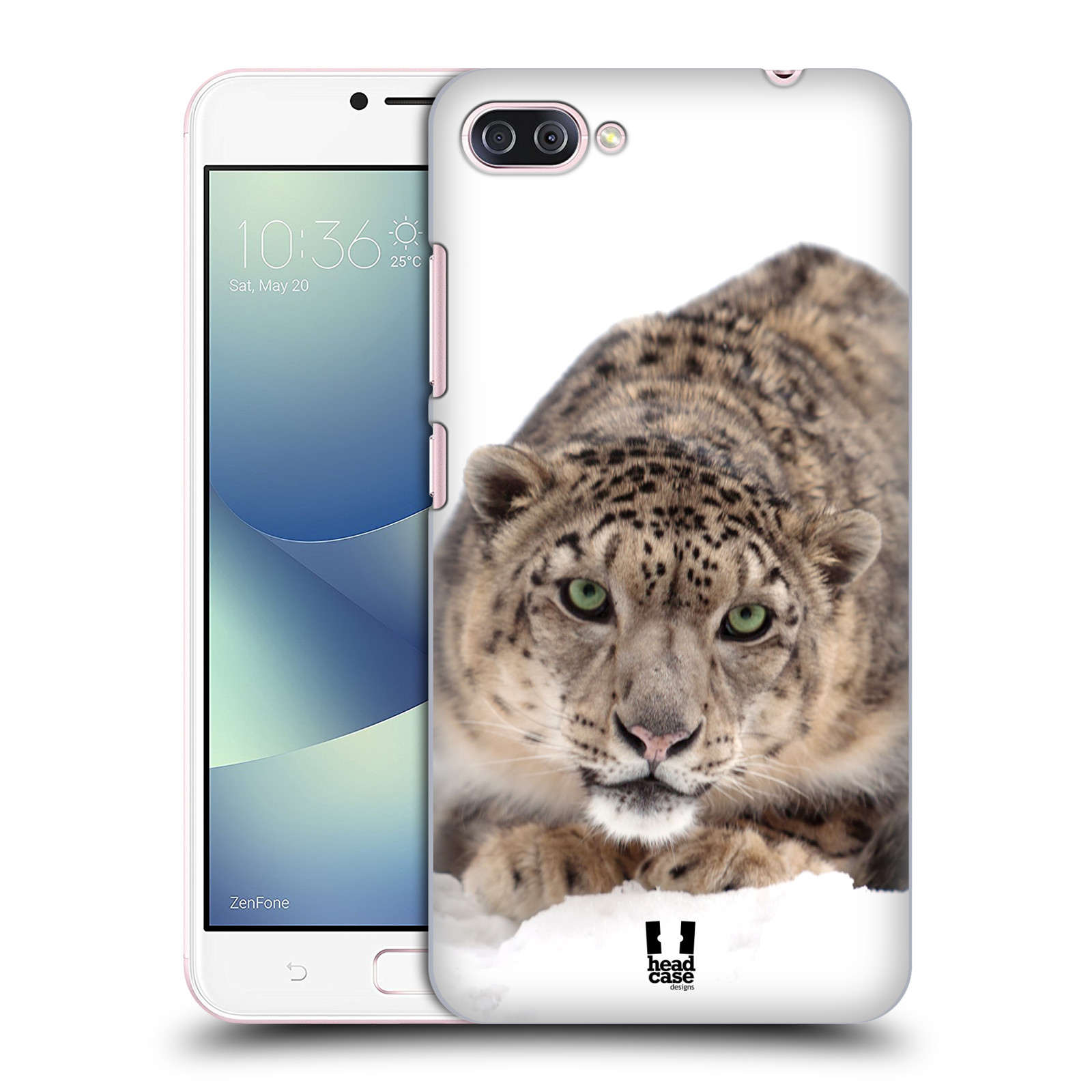 HEAD CASE plastový obal na mobil Asus Zenfone 4 MAX ZC554KL vzor Divočina, Divoký život a zvířata foto SNĚŽNÝ LEOPARD