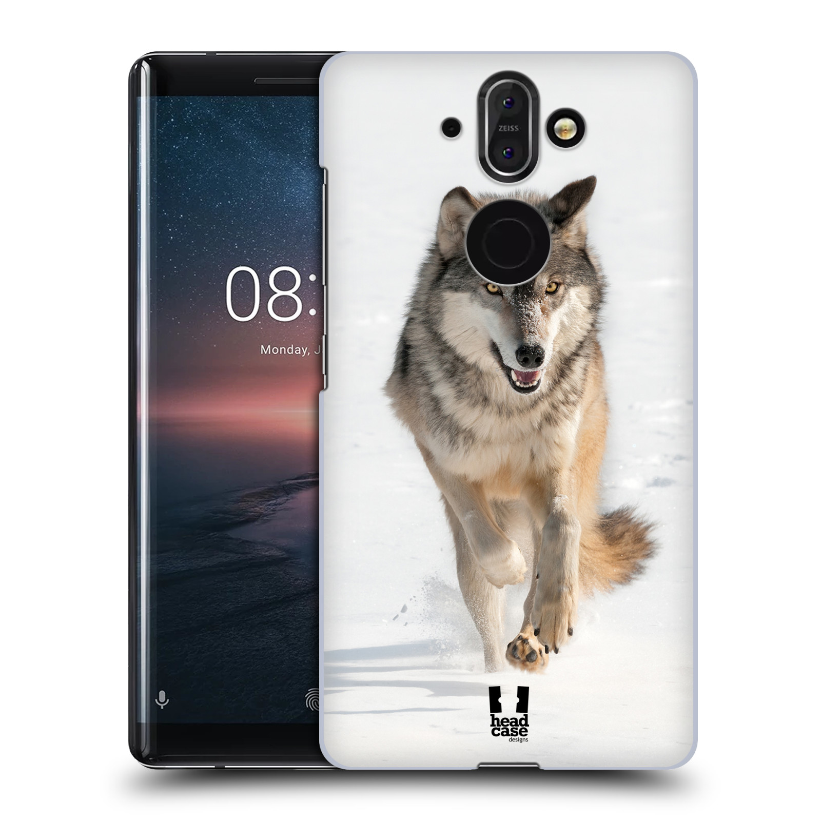 Zadní obal pro mobil Nokia 8 Sirocco - HEAD CASE - Svět zvířat divoký vlk