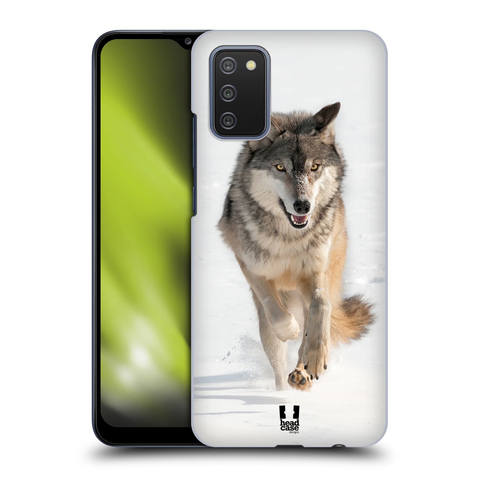Zadní obal pro mobil Samsung Galaxy A02s - HEAD CASE - Svět zvířat divoký vlk