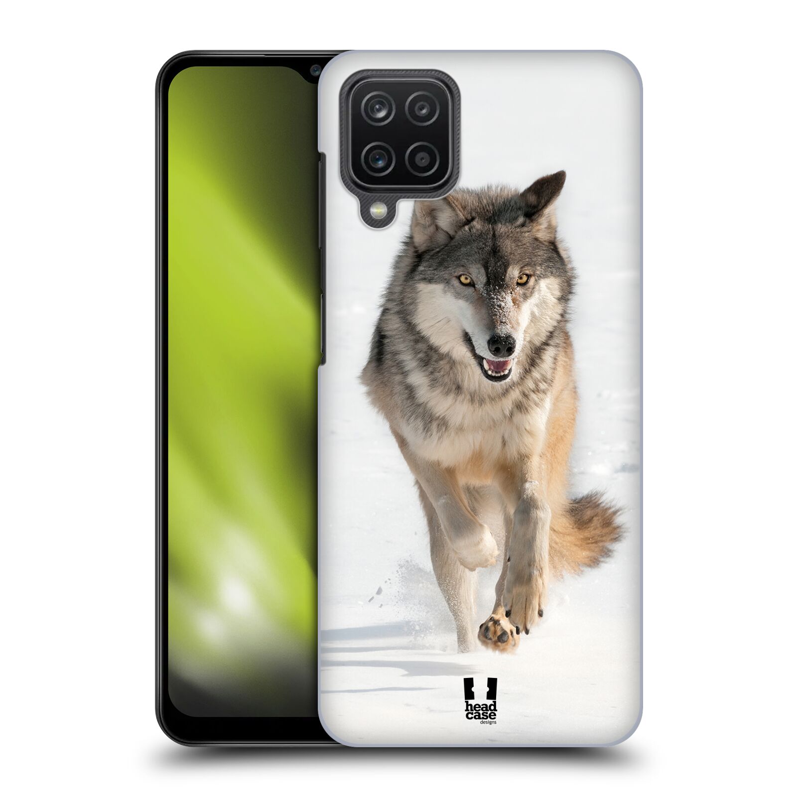 Zadní obal pro mobil Samsung Galaxy A12 - HEAD CASE - Svět zvířat divoký vlk