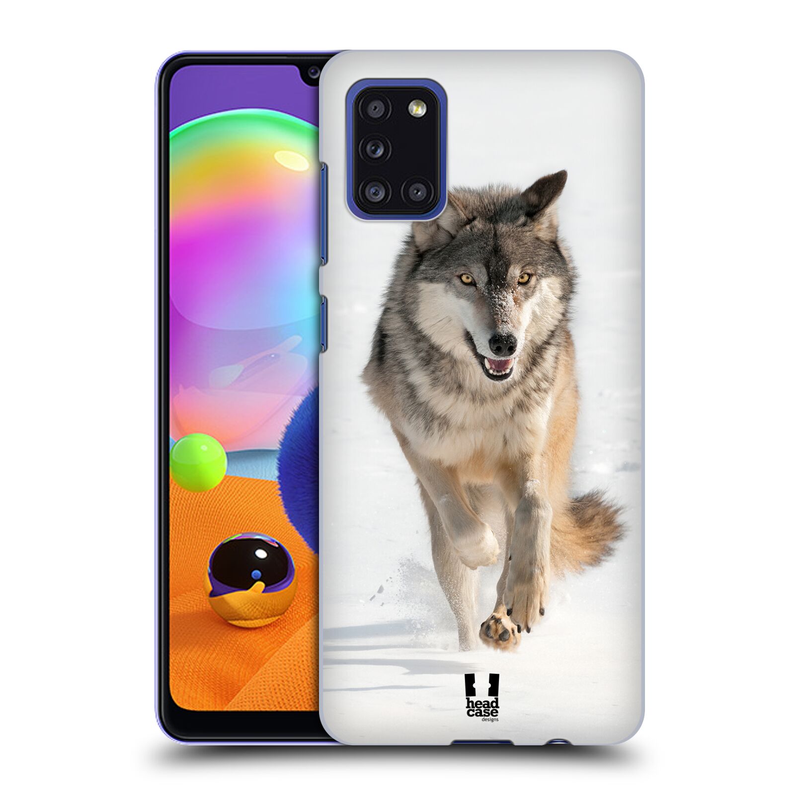 Zadní obal pro mobil Samsung Galaxy A31 - HEAD CASE - Svět zvířat divoký vlk