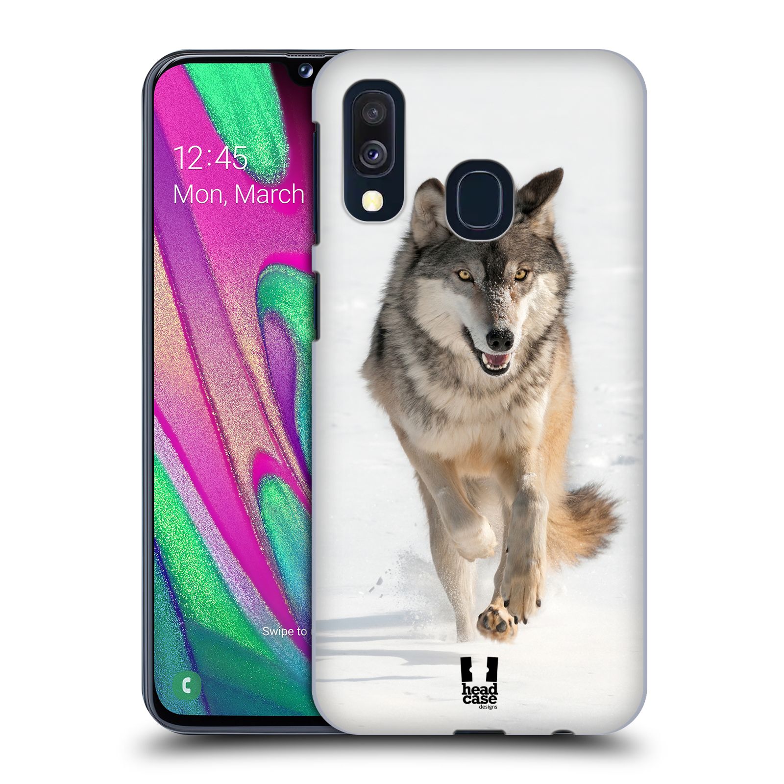 Zadní obal pro mobil Samsung Galaxy A40 - HEAD CASE - Svět zvířat divoký vlk