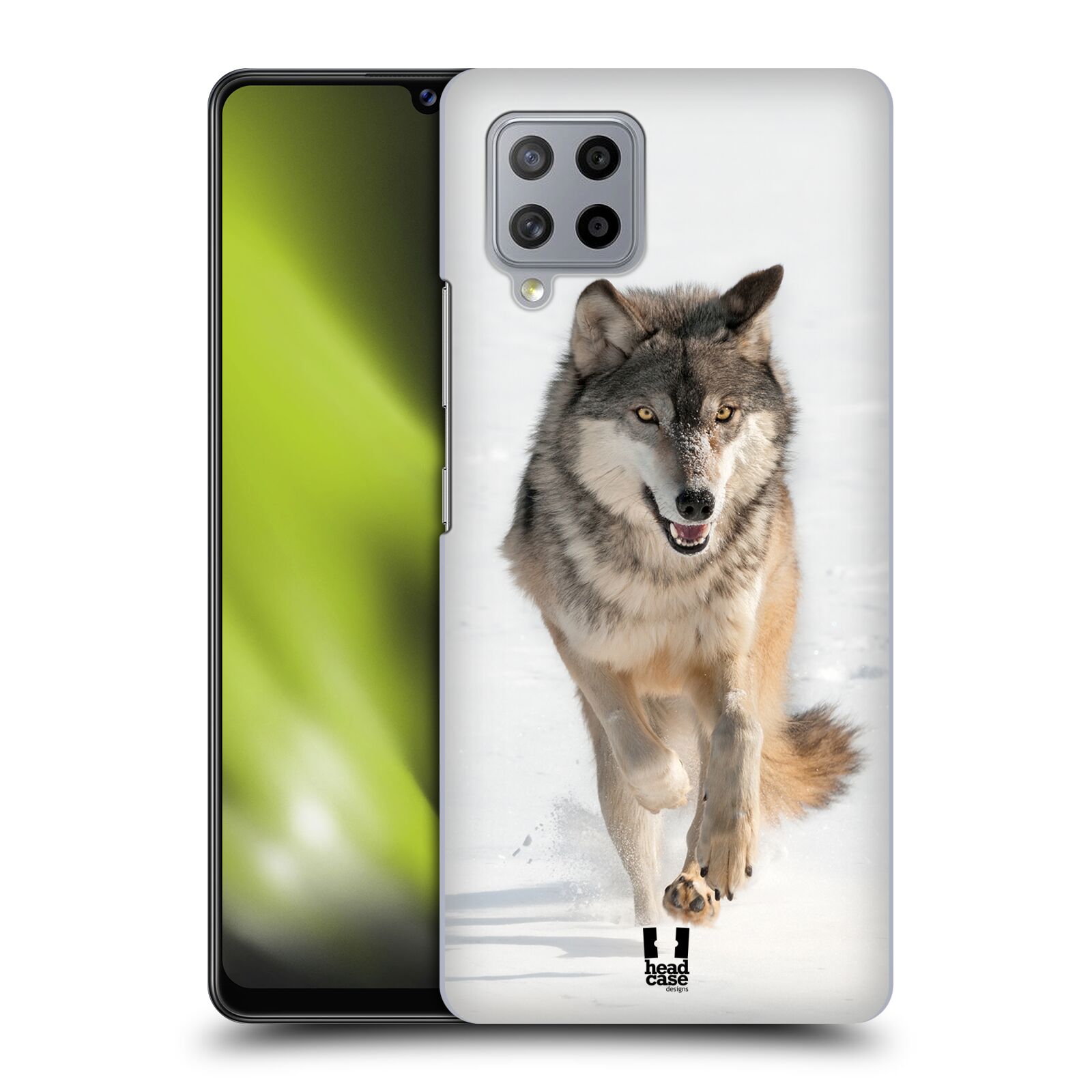 Zadní obal pro mobil Samsung Galaxy A42 5G - HEAD CASE - Svět zvířat divoký vlk