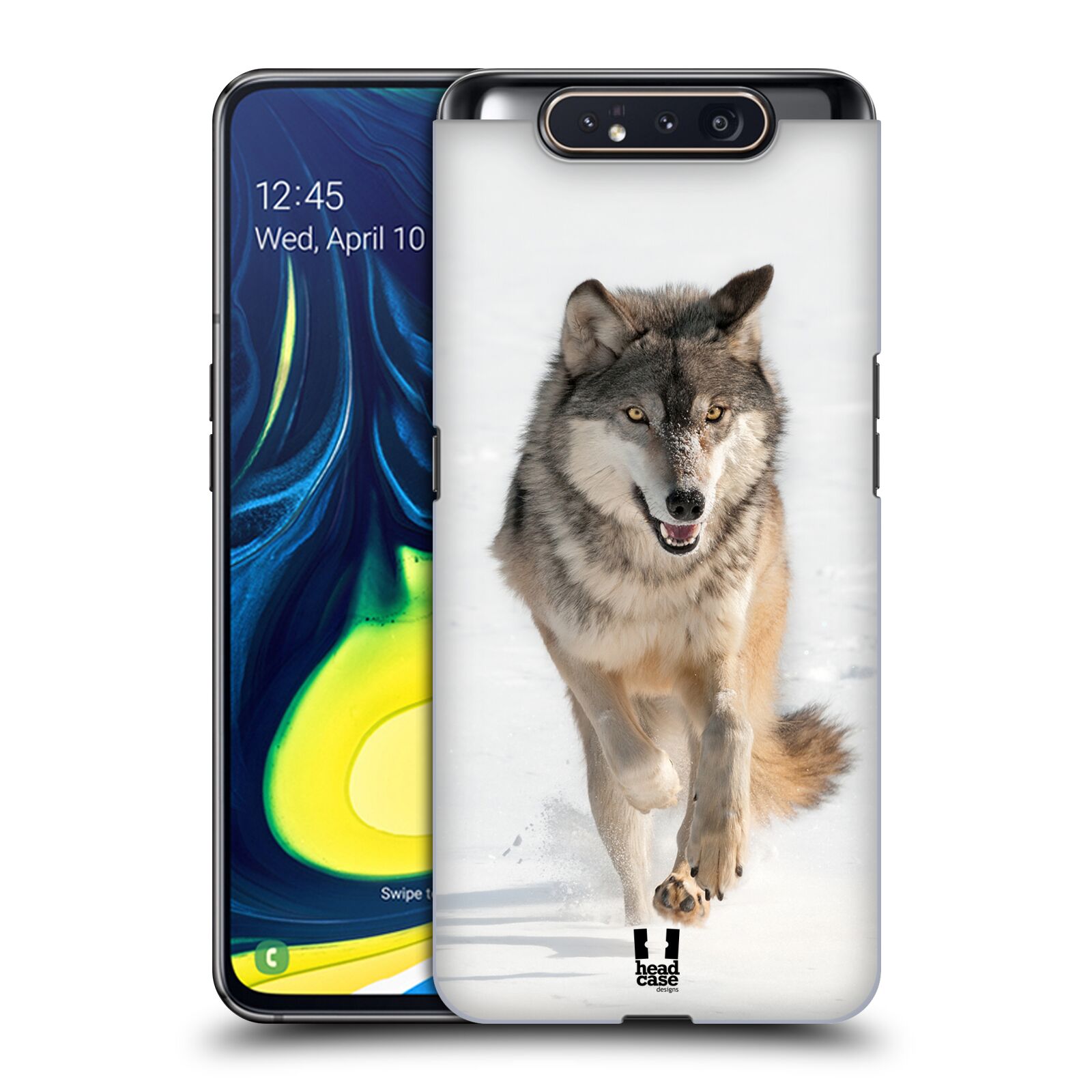 Zadní obal pro mobil Samsung Galaxy A80 - HEAD CASE - Svět zvířat divoký vlk