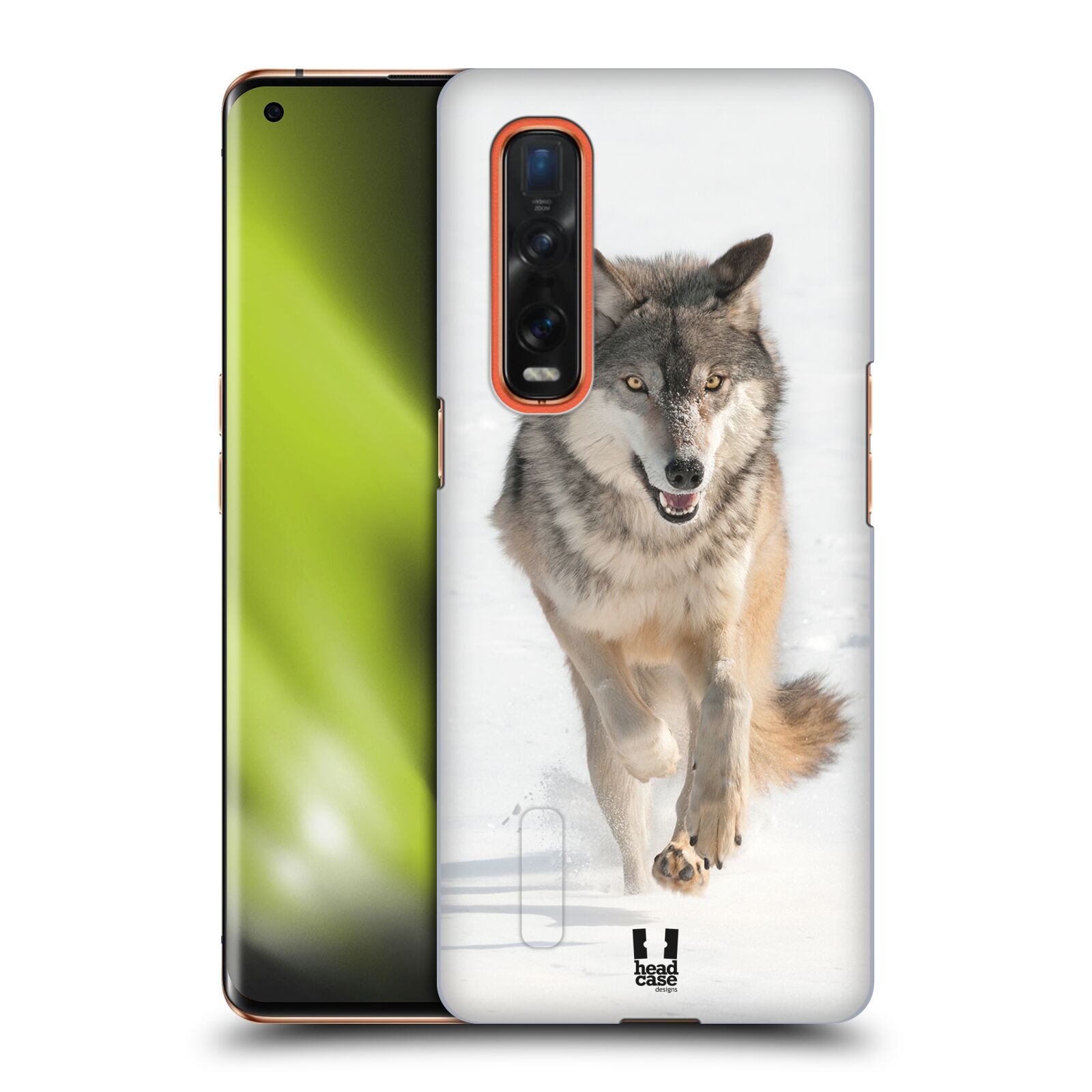 Zadní obal pro mobil Oppo Find X2 PRO - HEAD CASE - Svět zvířat divoký vlk