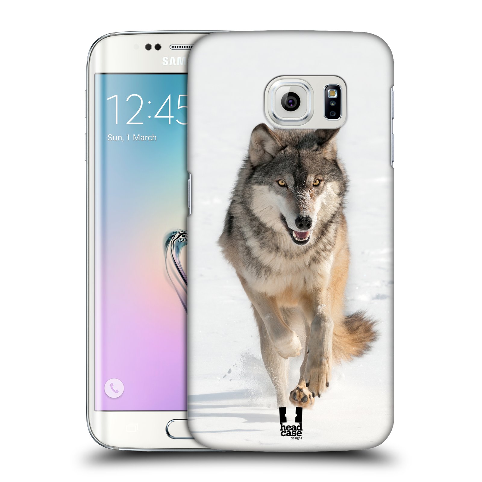 Zadní obal pro mobil Samsung Galaxy S6 EDGE - HEAD CASE - Svět zvířat divoký vlk