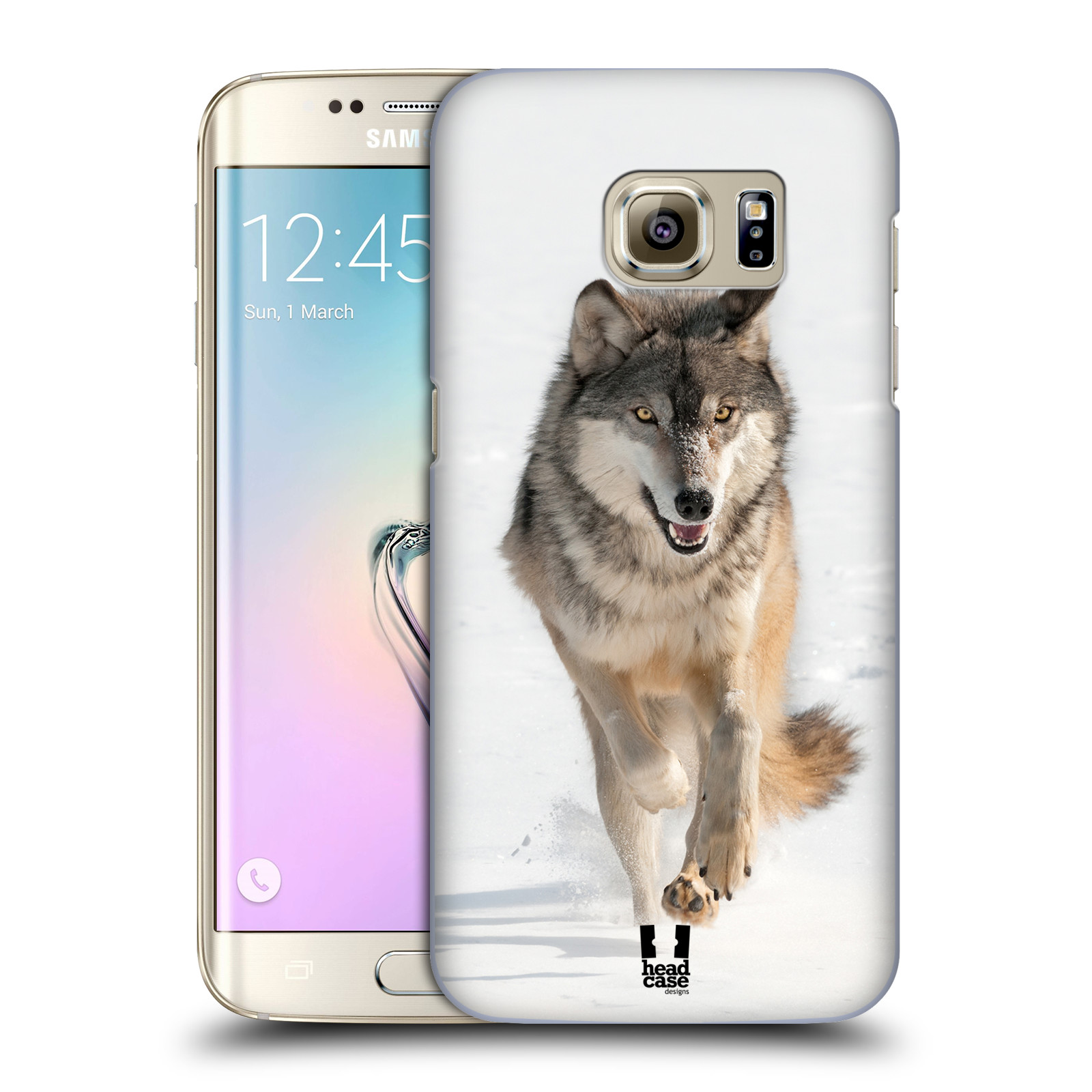 Zadní obal pro mobil Samsung Galaxy S7 EDGE - HEAD CASE - Svět zvířat divoký vlk