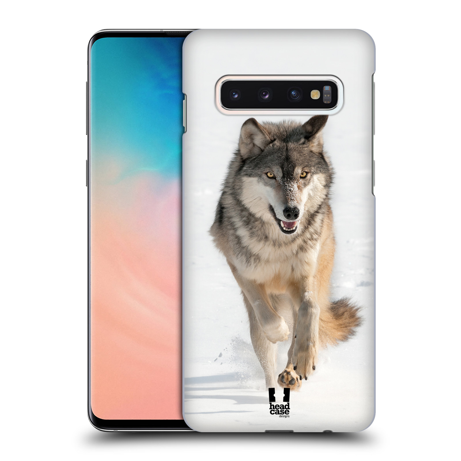 Zadní obal pro mobil Samsung Galaxy S10 - HEAD CASE - Svět zvířat divoký vlk