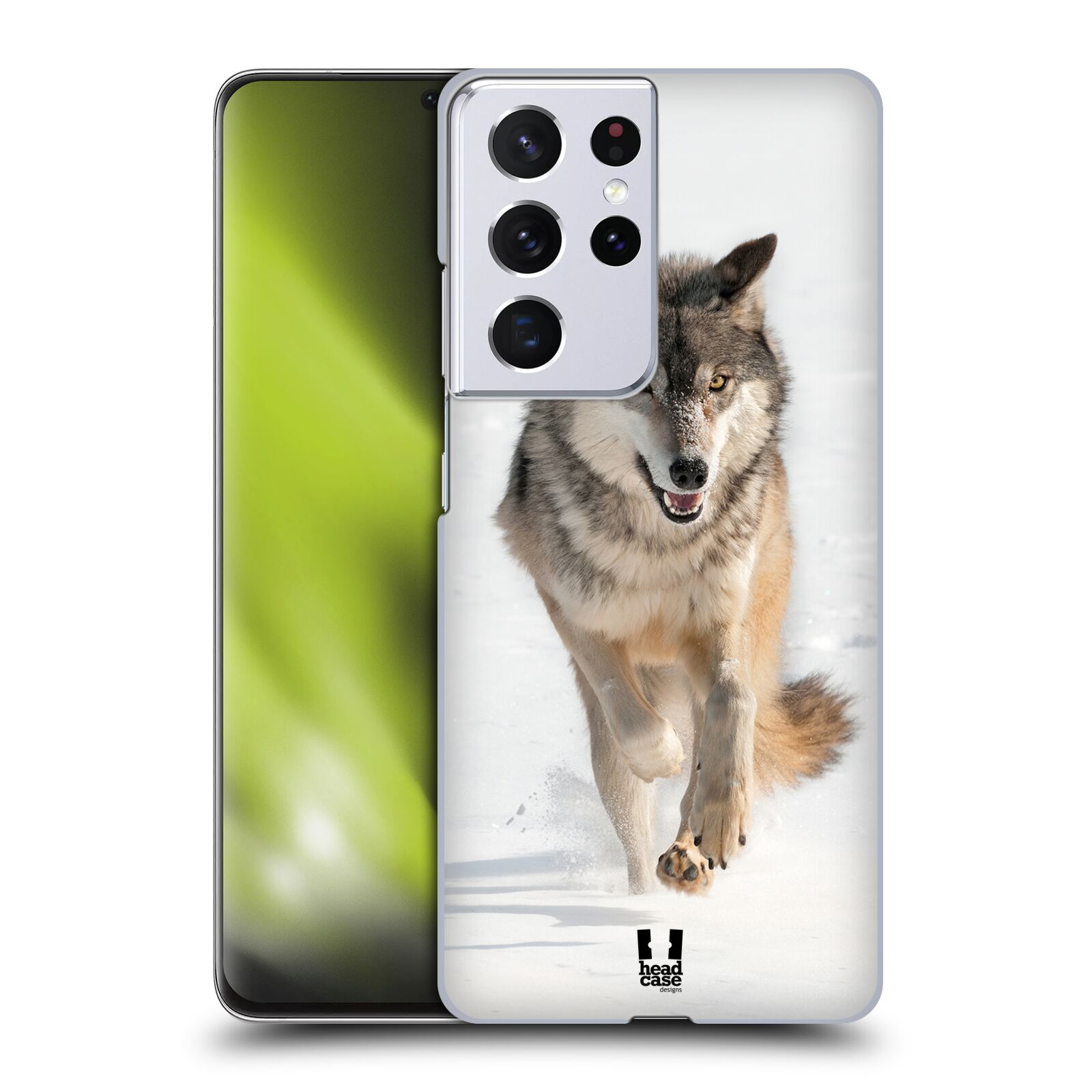 Zadní obal pro mobil Samsung Galaxy S21 ULTRA 5G - HEAD CASE - Svět zvířat divoký vlk