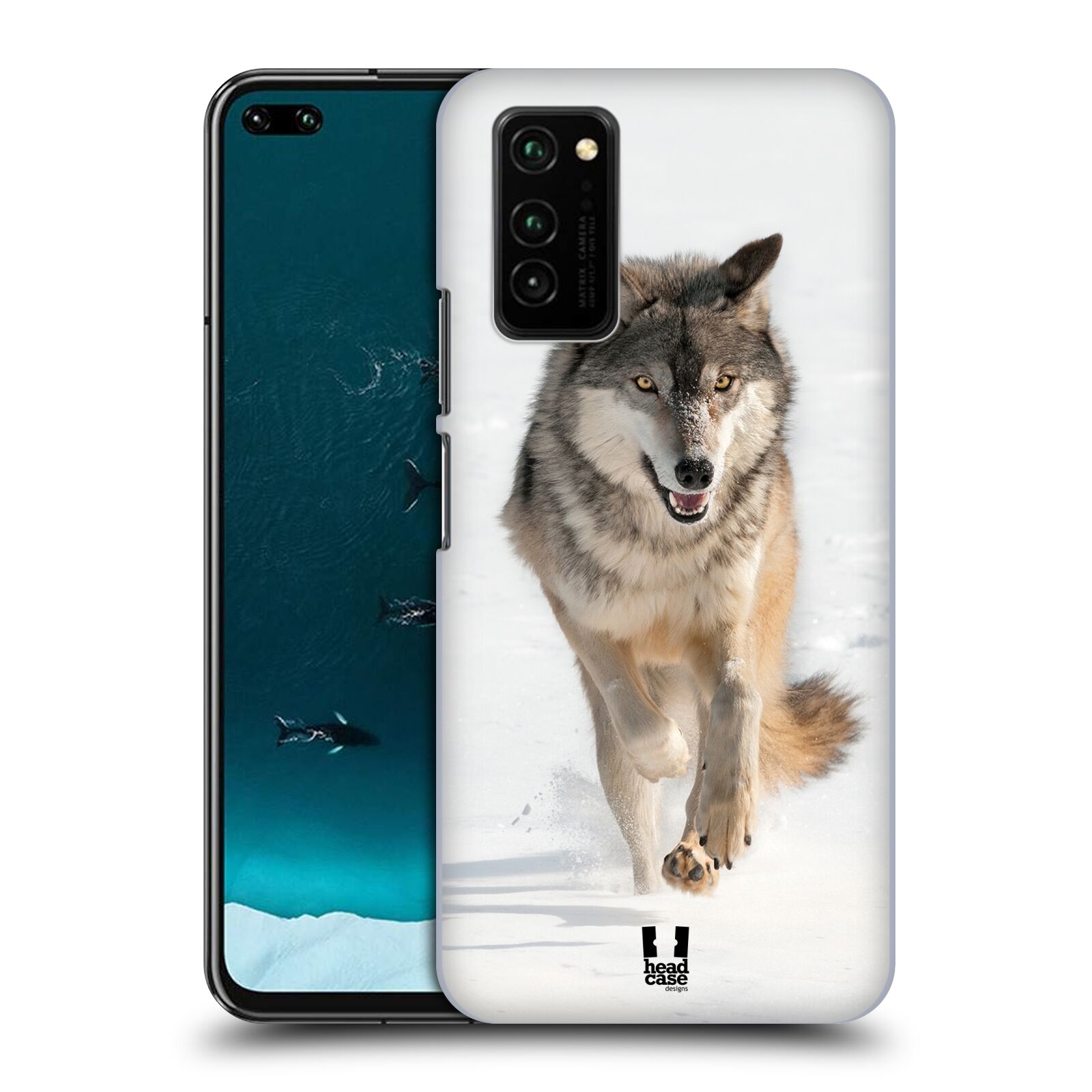 Zadní obal pro mobil Honor View 30 - HEAD CASE - Svět zvířat divoký vlk