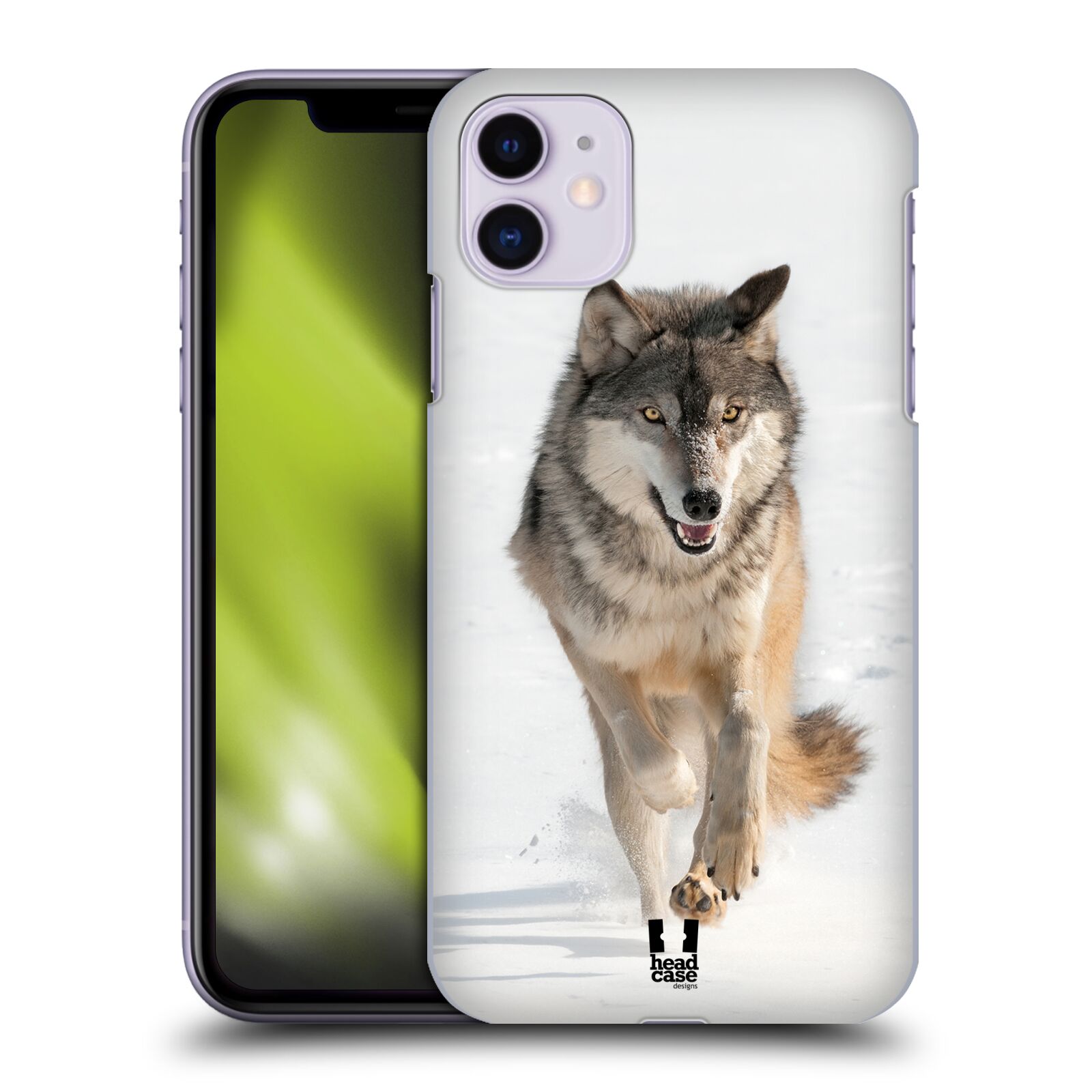 Pouzdro na mobil Apple Iphone 11 - HEAD CASE - vzor Divočina, Divoký život a zvířata foto BĚŽÍCÍ VLK
