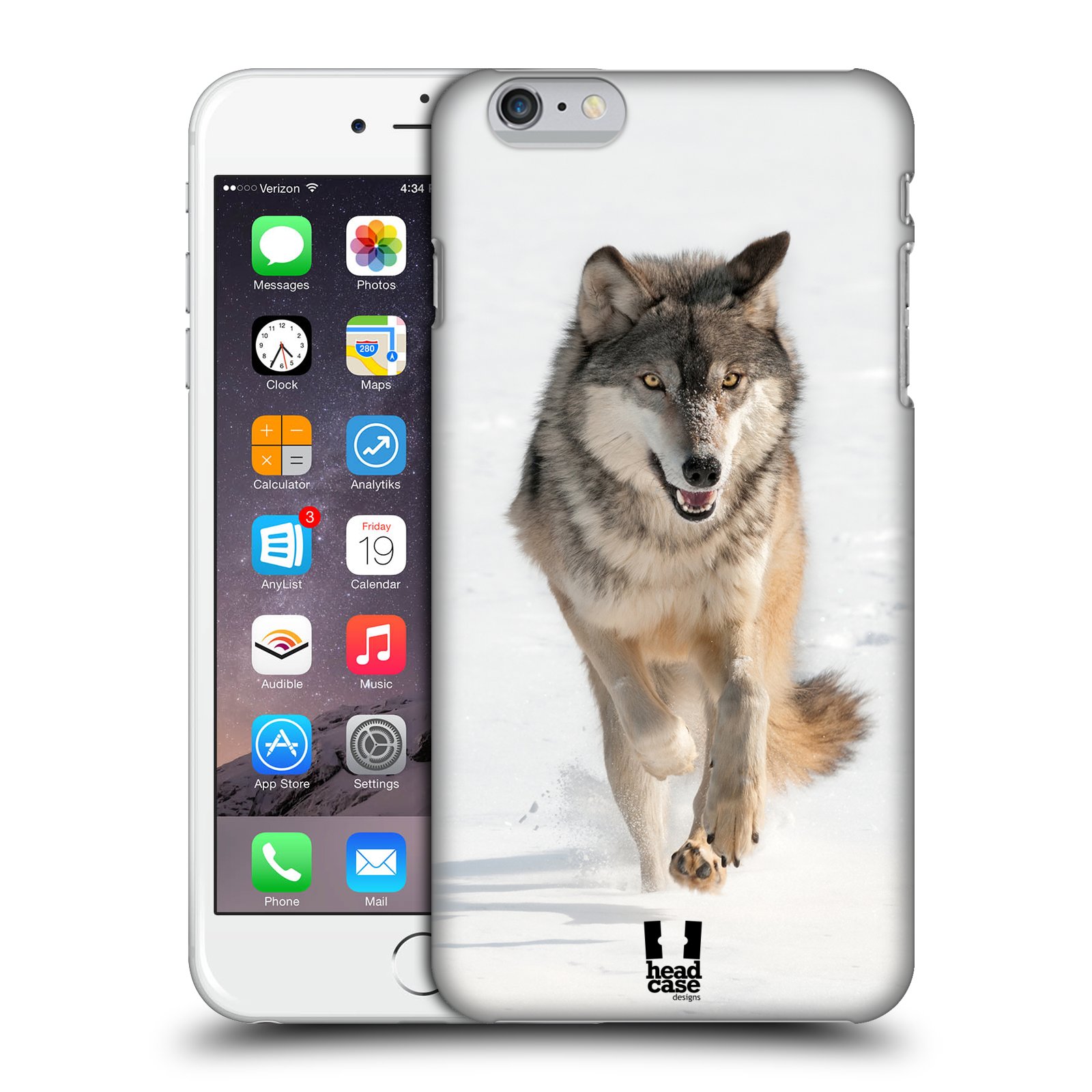 Zadní obal pro mobil Apple Iphone 6 PLUS / 6S PLUS - HEAD CASE - Svět zvířat divoký vlk