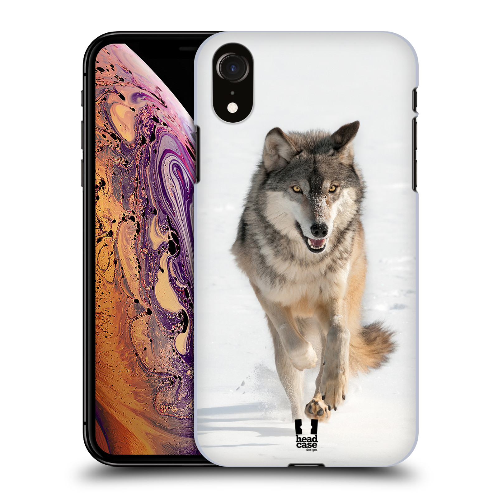 Zadní obal pro mobil Apple Iphone XR - HEAD CASE - Svět zvířat divoký vlk