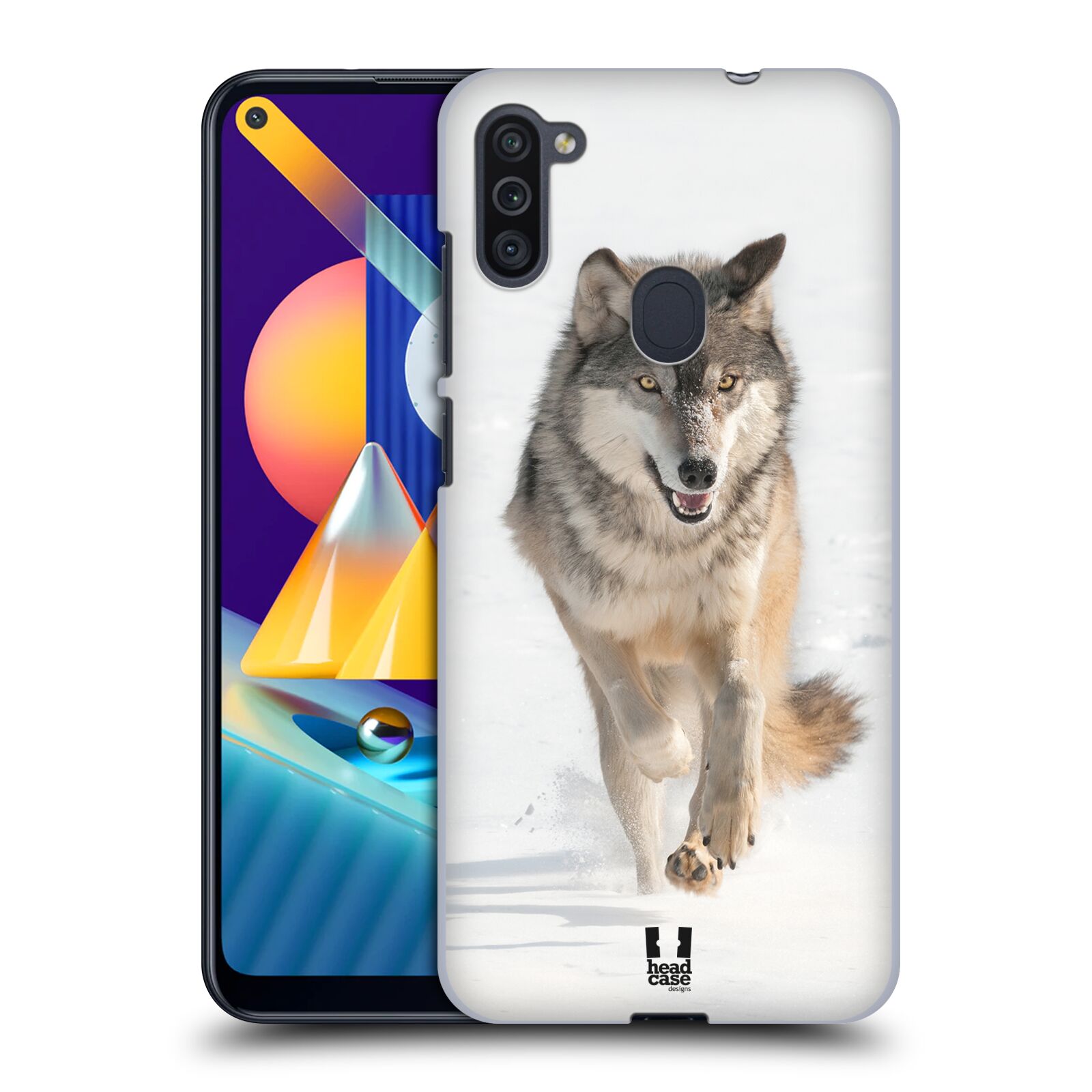 Zadní obal pro mobil Samsung Galaxy M11 - HEAD CASE - Svět zvířat divoký vlk