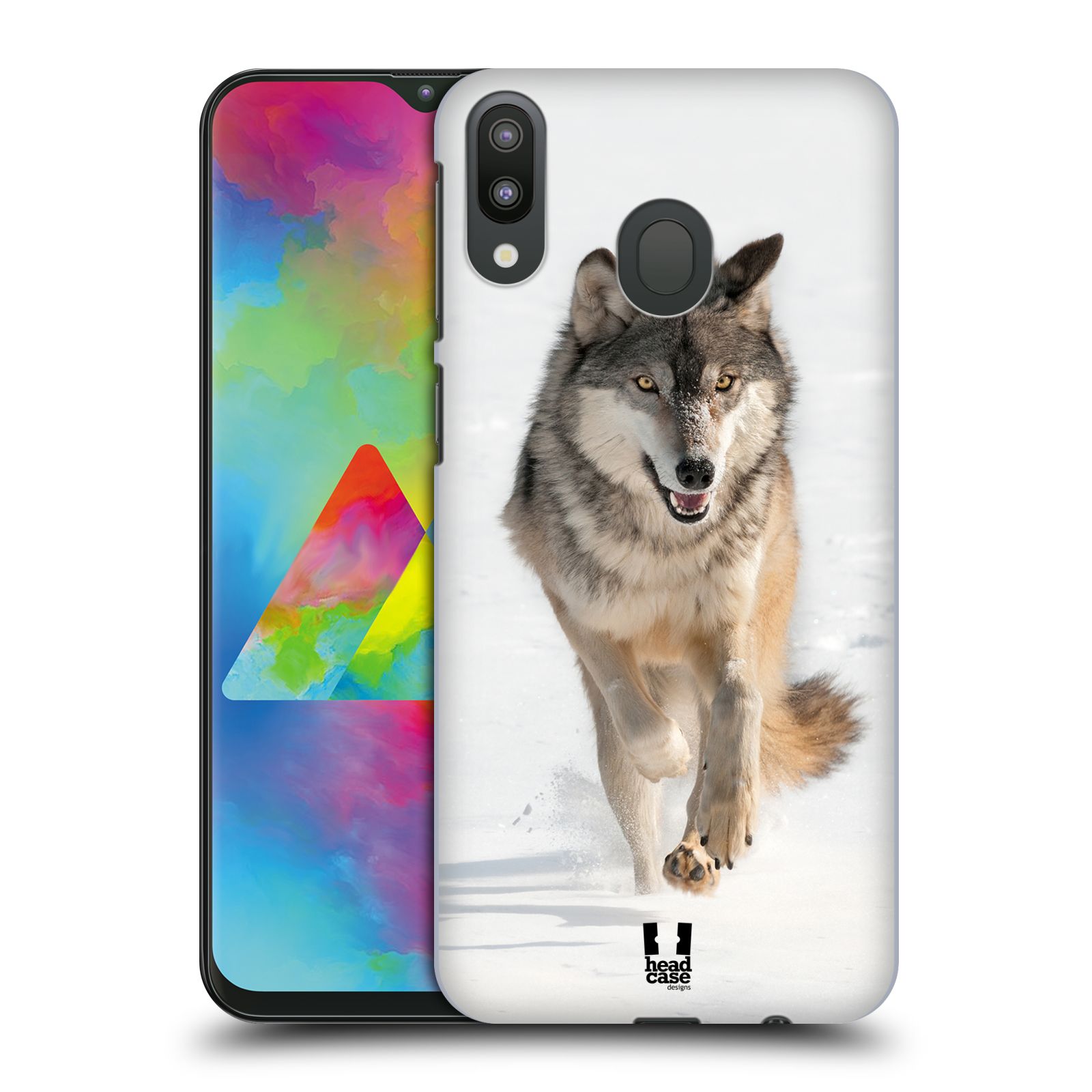 Zadní obal pro mobil Samsung Galaxy M20 - HEAD CASE - Svět zvířat divoký vlk