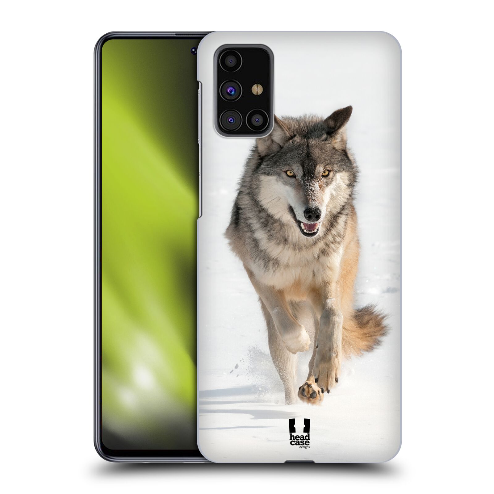 Zadní obal pro mobil Samsung Galaxy M31s - HEAD CASE - Svět zvířat divoký vlk