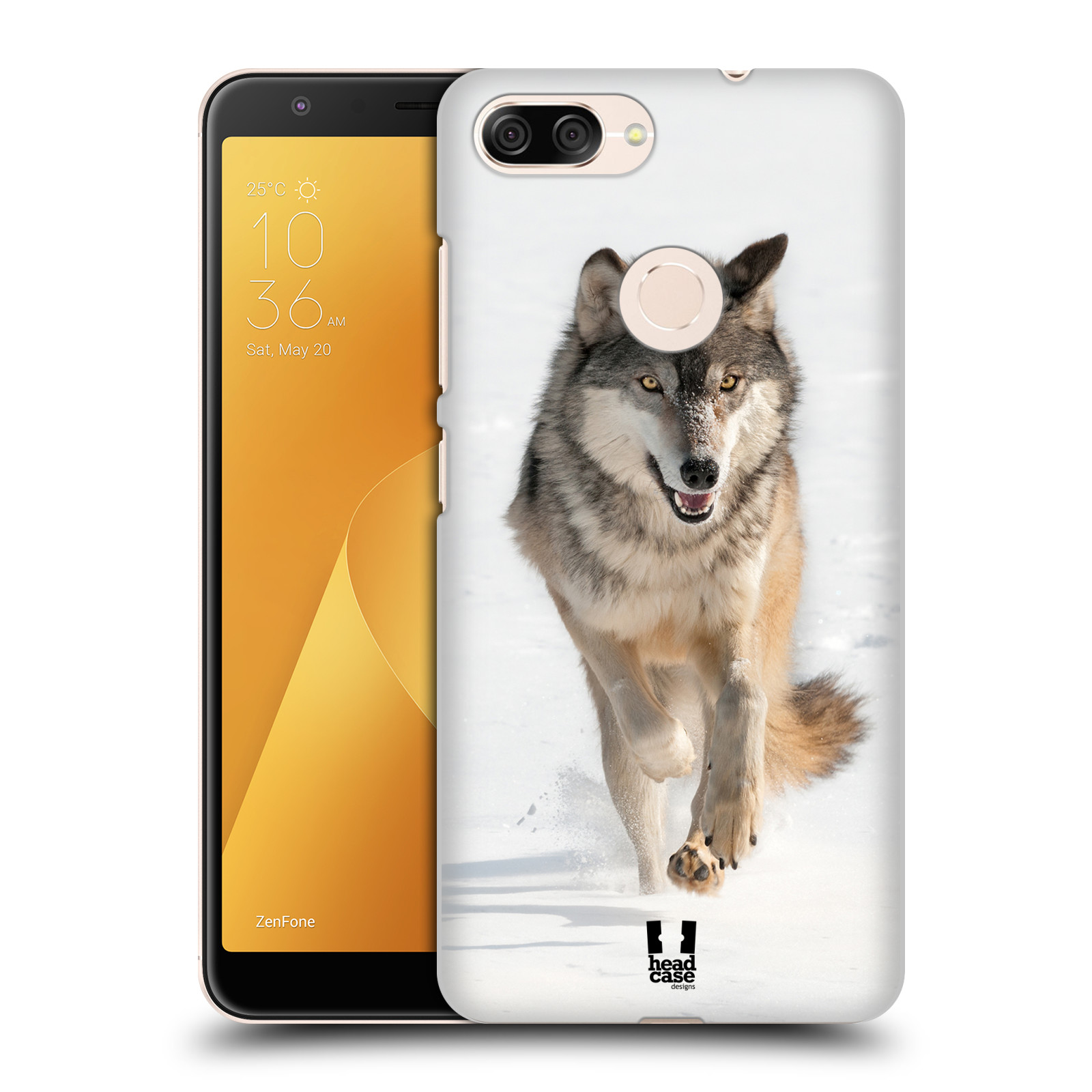 Zadní obal pro mobil Asus Zenfone Max Plus (M1) - HEAD CASE - Svět zvířat divoký vlk