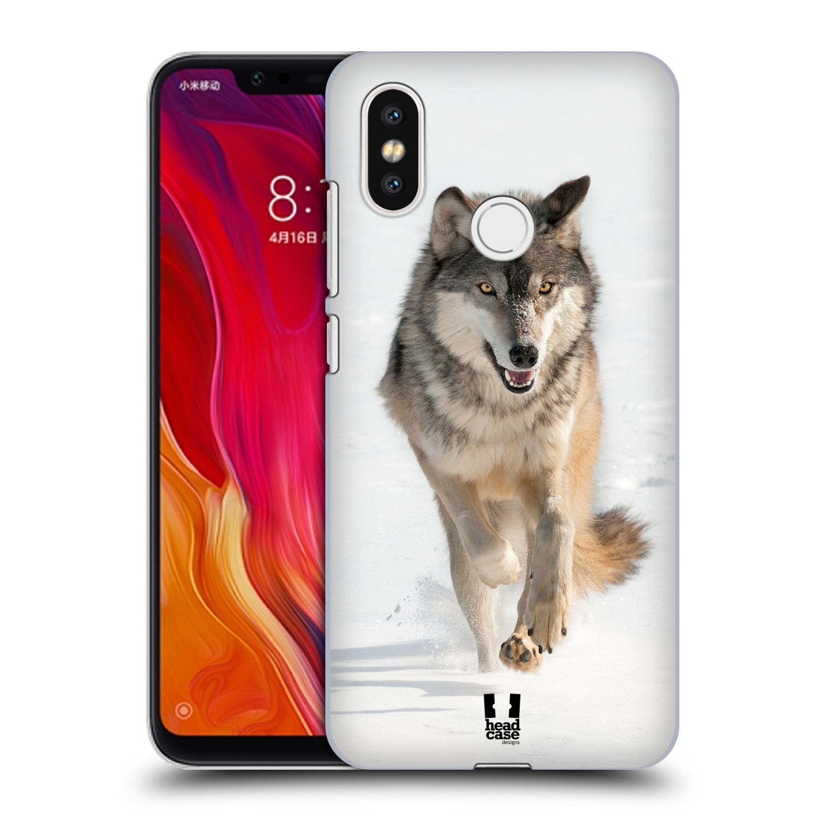 Zadní obal pro mobil Xiaomi Mi 8 - HEAD CASE - Svět zvířat divoký vlk