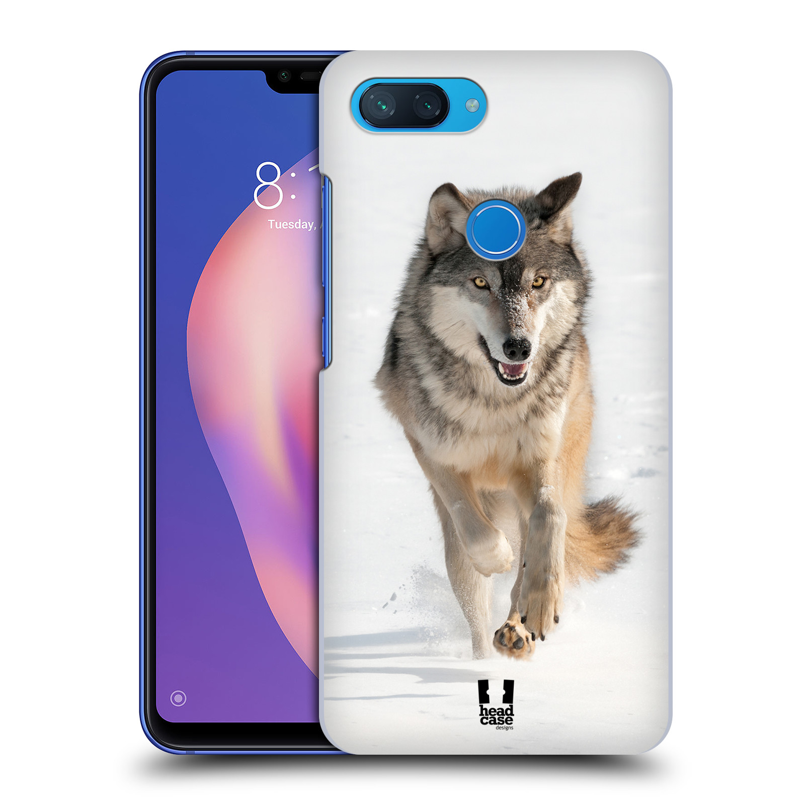 Zadní obal pro mobil Xiaomi Mi 8 LITE - HEAD CASE - Svět zvířat divoký vlk