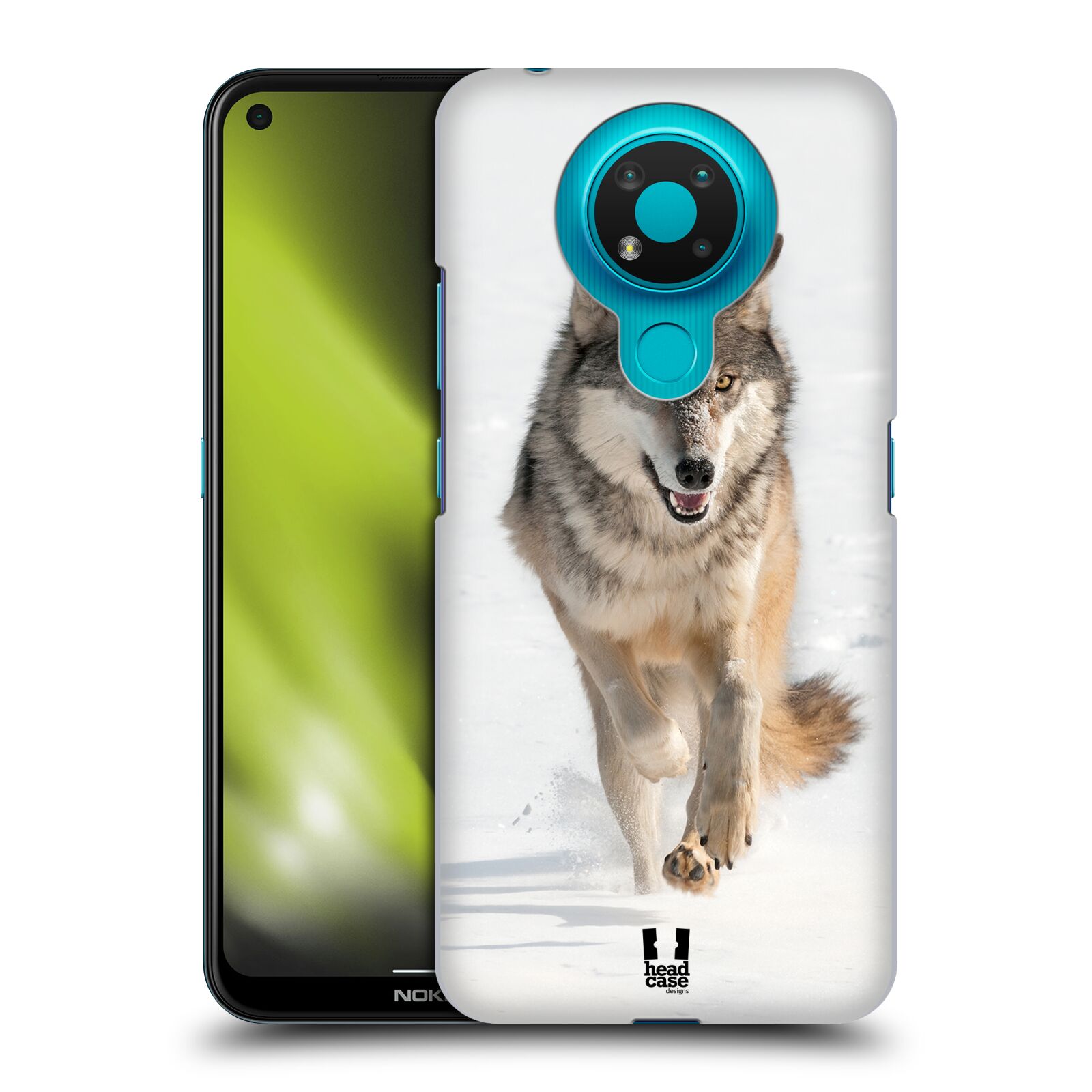 Zadní obal pro mobil Nokia 3.4 - HEAD CASE - Svět zvířat divoký vlk