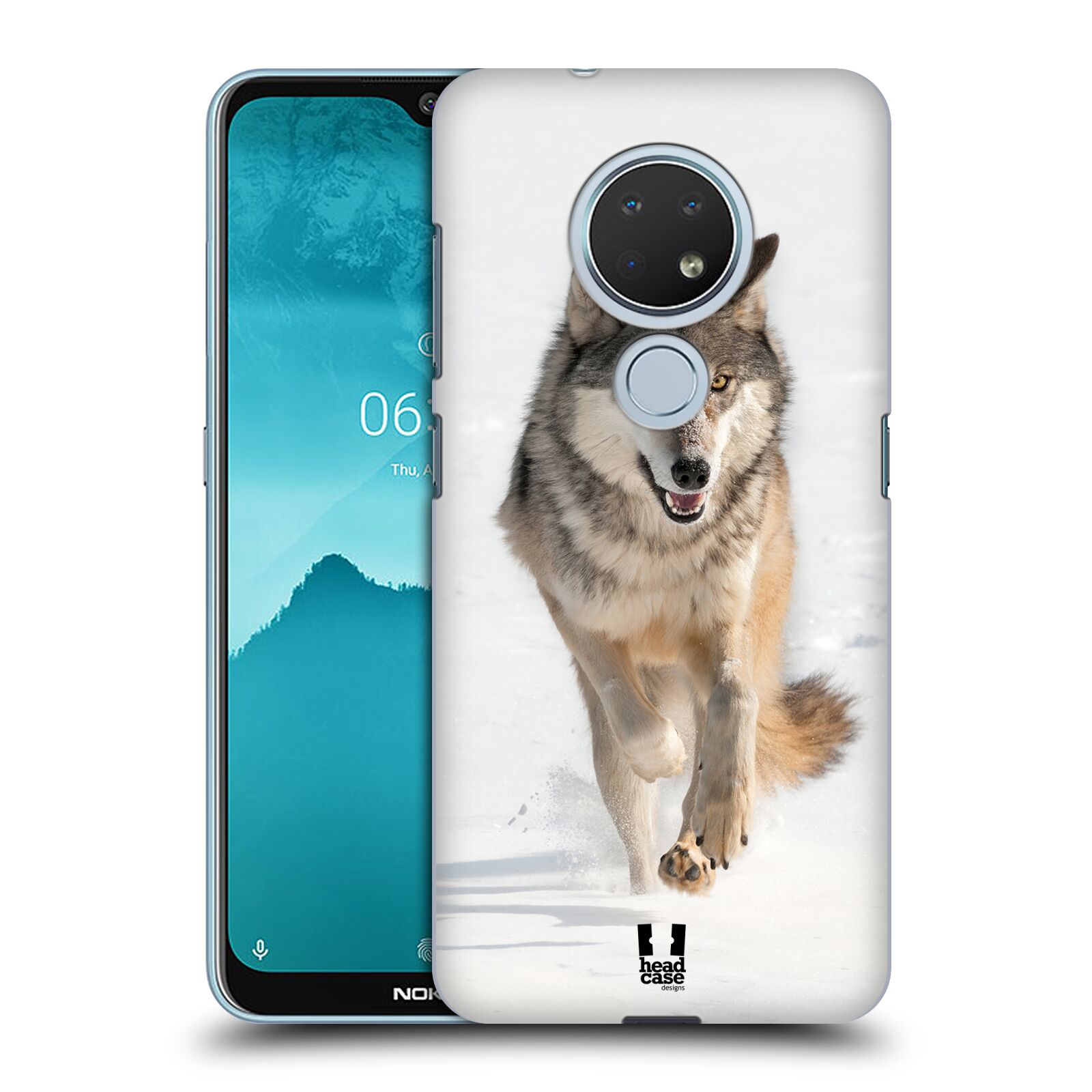 Pouzdro na mobil Nokia 6.2 - HEAD CASE - vzor Divočina, Divoký život a zvířata foto BĚŽÍCÍ VLK