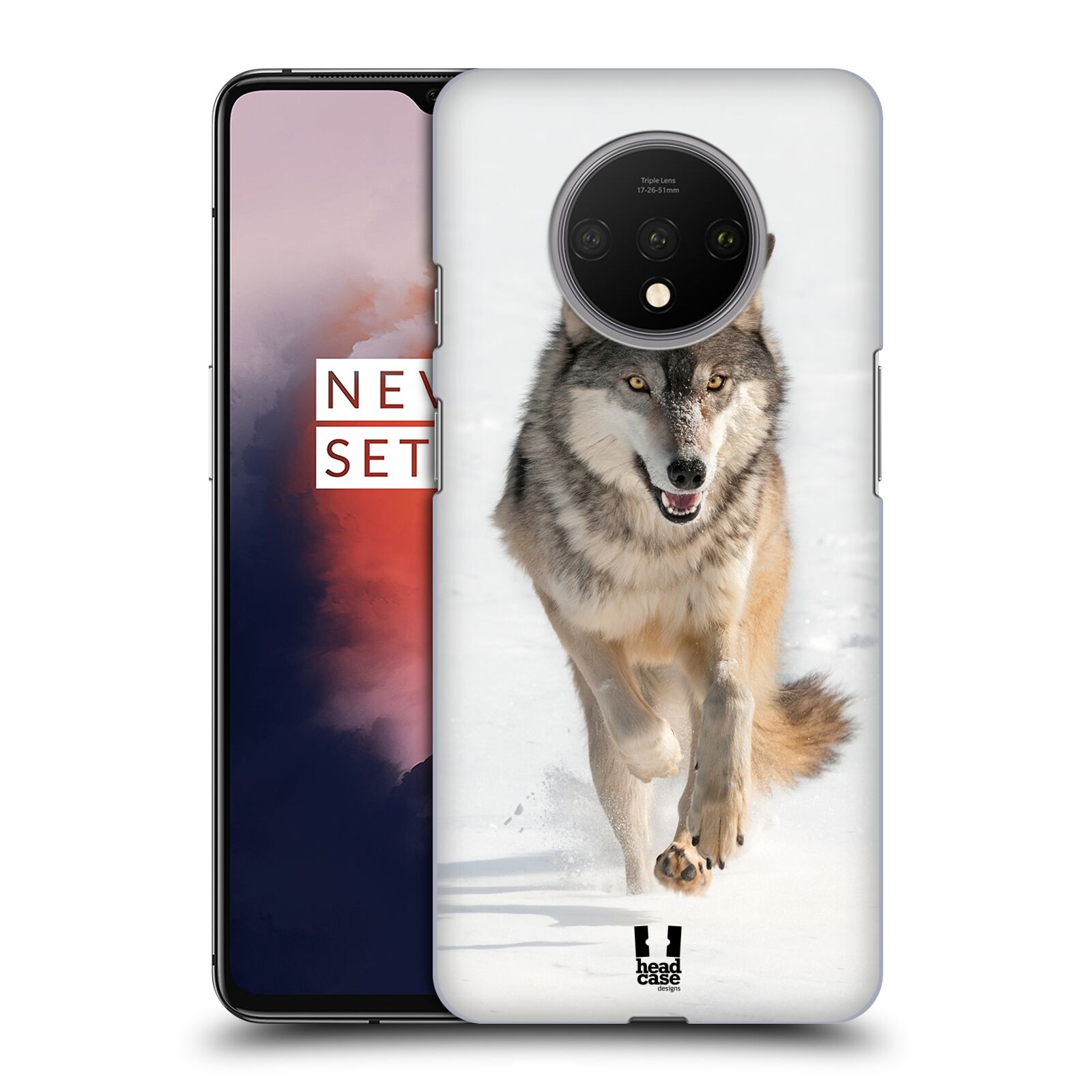 Zadní obal pro mobil OnePlus 7T - HEAD CASE - Svět zvířat divoký vlk