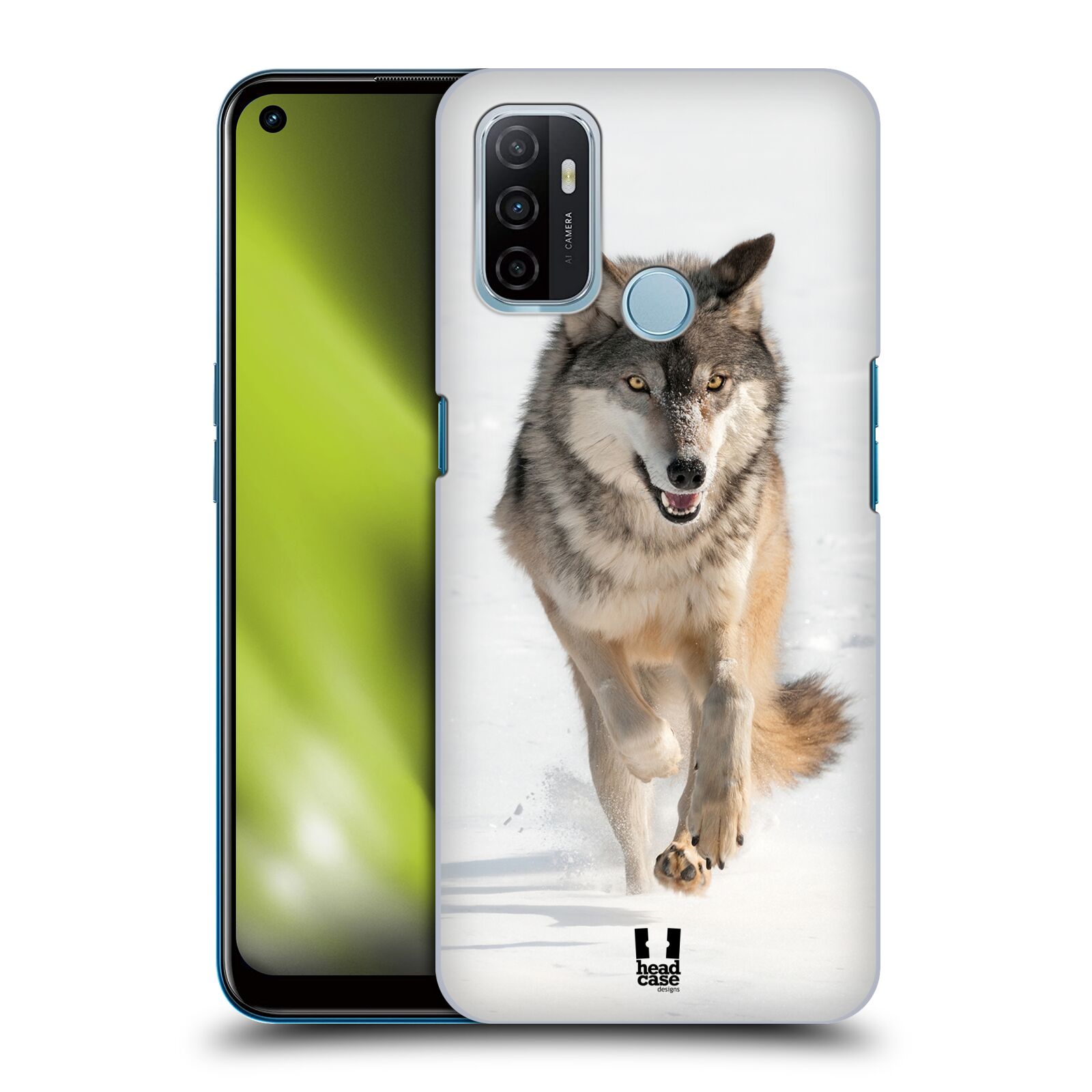 Zadní obal pro mobil Oppo A53 / A53s - HEAD CASE - Svět zvířat divoký vlk