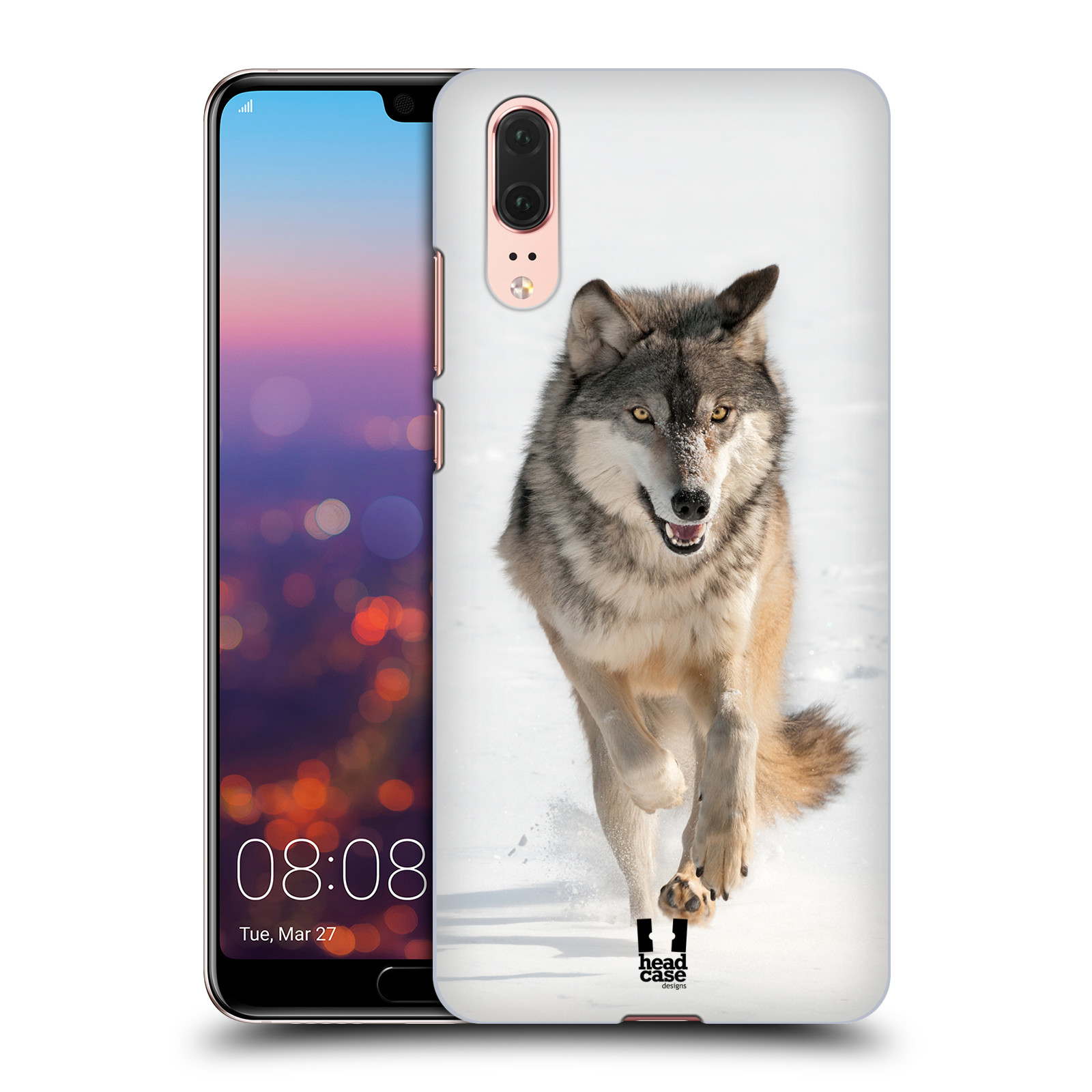 Zadní obal pro mobil Huawei P20 - HEAD CASE - Svět zvířat divoký vlk