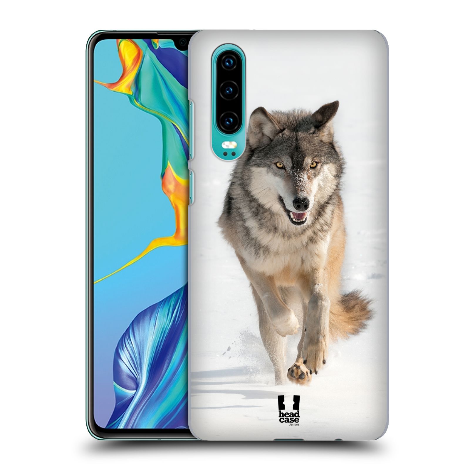 Zadní obal pro mobil Huawei P30 - HEAD CASE - Svět zvířat divoký vlk