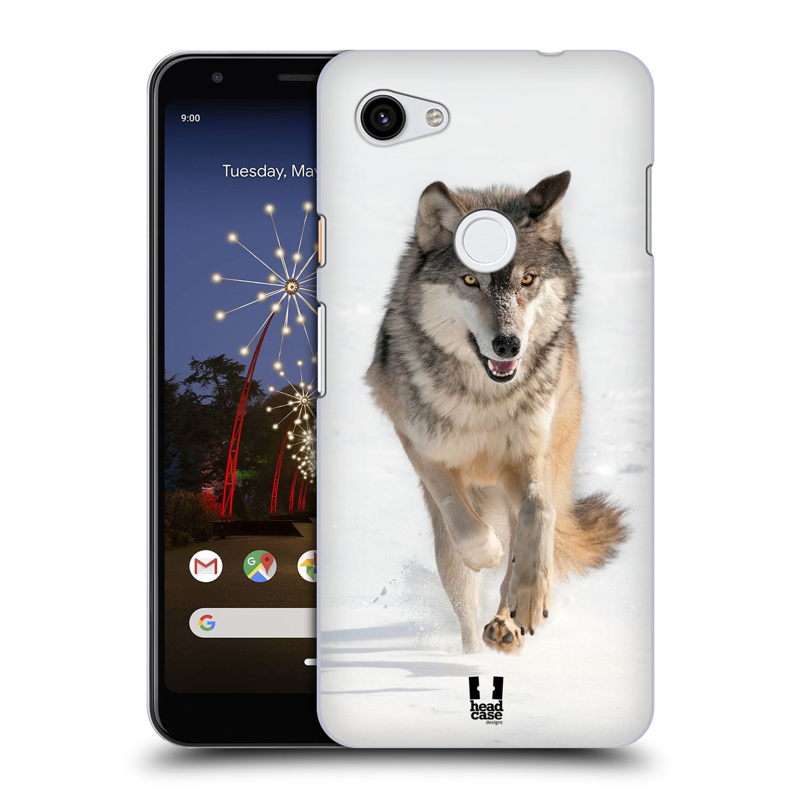 Zadní obal pro mobil Google Pixel 3a XL - HEAD CASE - Svět zvířat divoký vlk