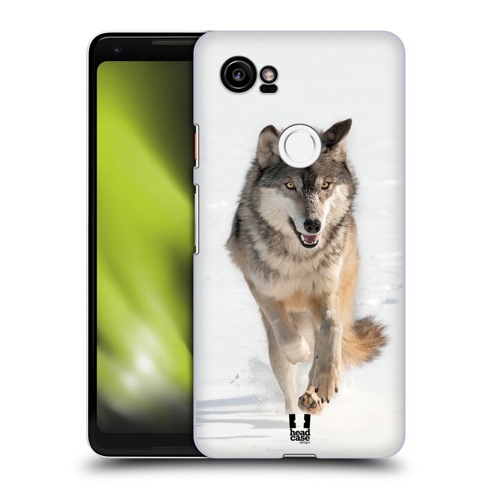 HEAD CASE plastový obal na mobil Google Pixel 2 XL vzor Divočina, Divoký život a zvířata foto BĚŽÍCÍ VLK
