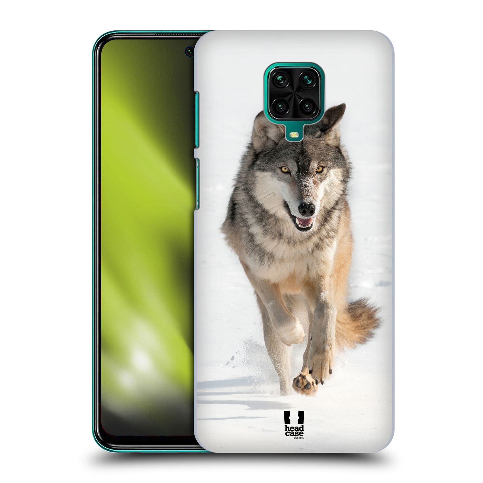 Zadní obal pro mobil Xiaomi Redmi Note 9 Pro - HEAD CASE - Svět zvířat divoký vlk