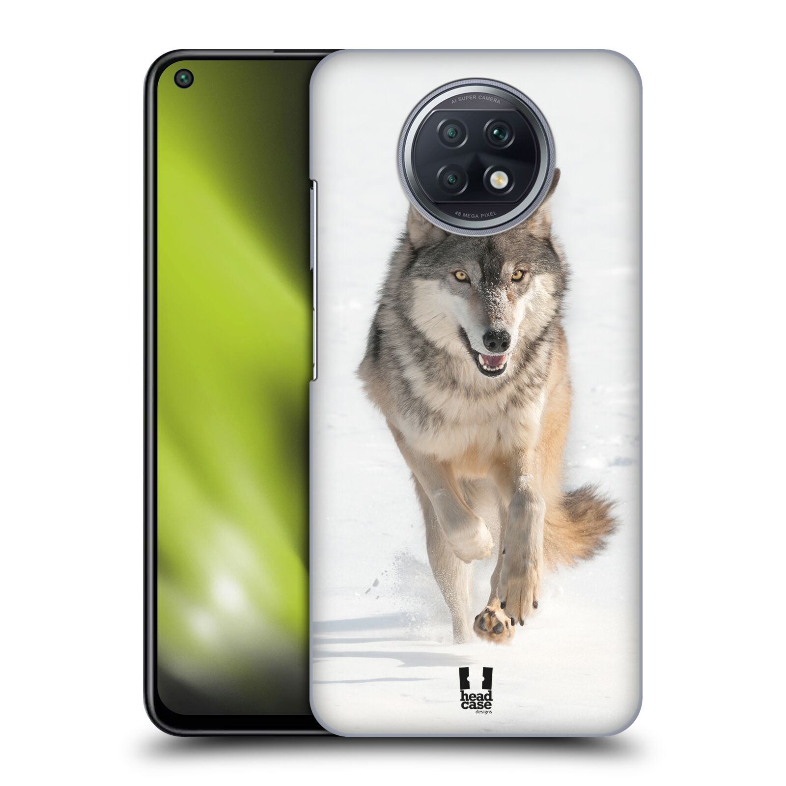 Zadní obal pro mobil Xiaomi Redmi Note 9T - HEAD CASE - Svět zvířat divoký vlk