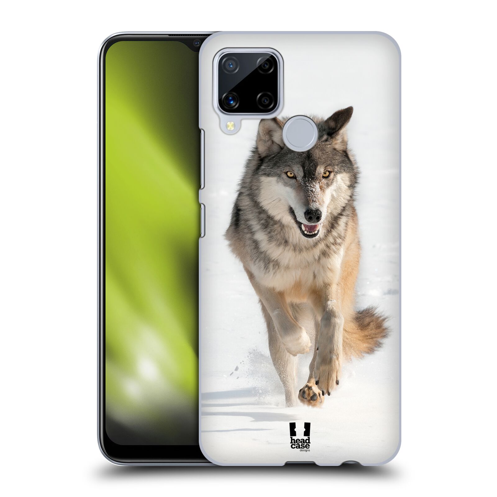 Zadní obal pro mobil Realme C15 - HEAD CASE - Svět zvířat divoký vlk