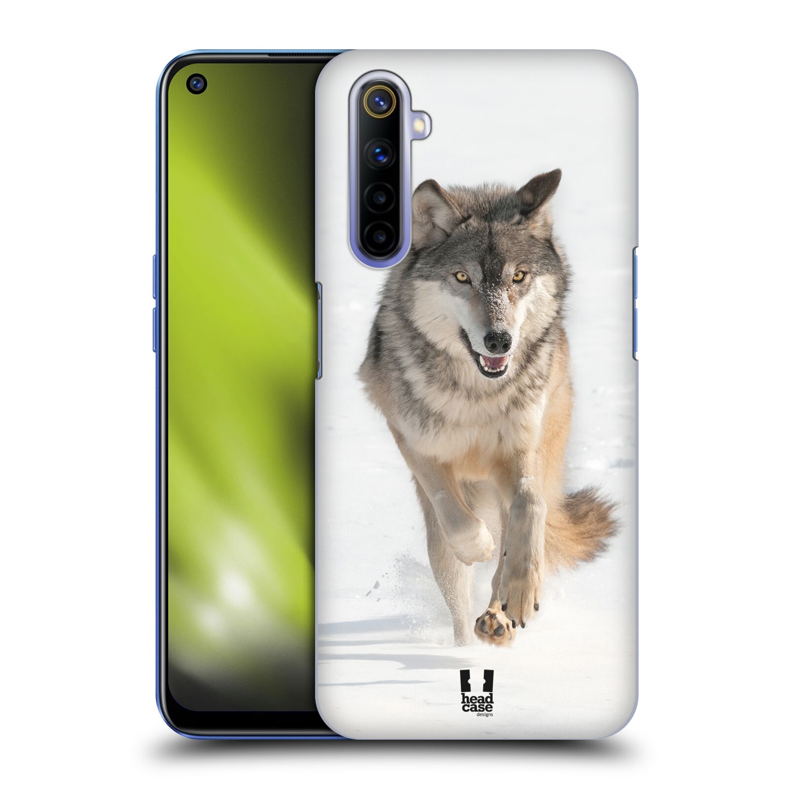Zadní obal pro mobil Realme 6 - HEAD CASE - Svět zvířat divoký vlk