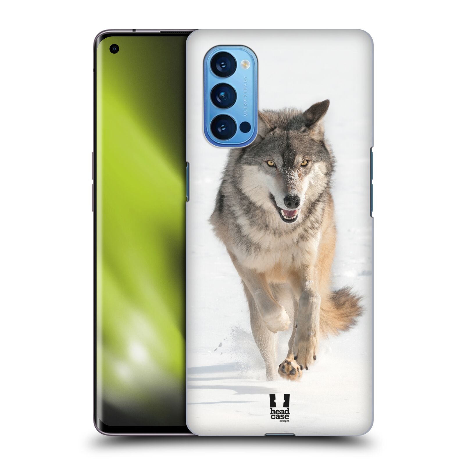Zadní obal pro mobil Oppo Reno 4 PRO 5G - HEAD CASE - Svět zvířat divoký vlk