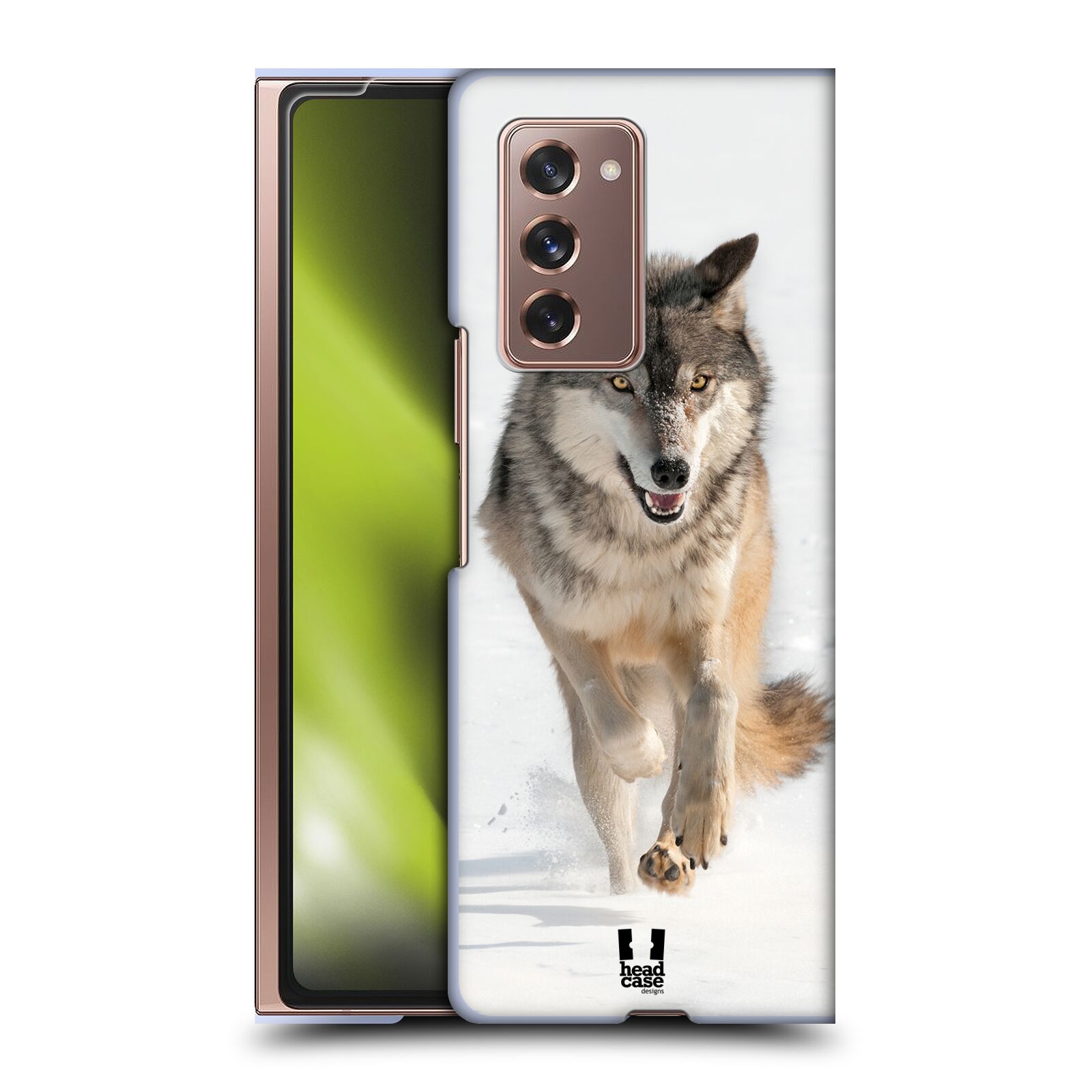 Zadní obal pro mobil Samsung Galaxy Z Fold 2 5G - HEAD CASE - Svět zvířat divoký vlk
