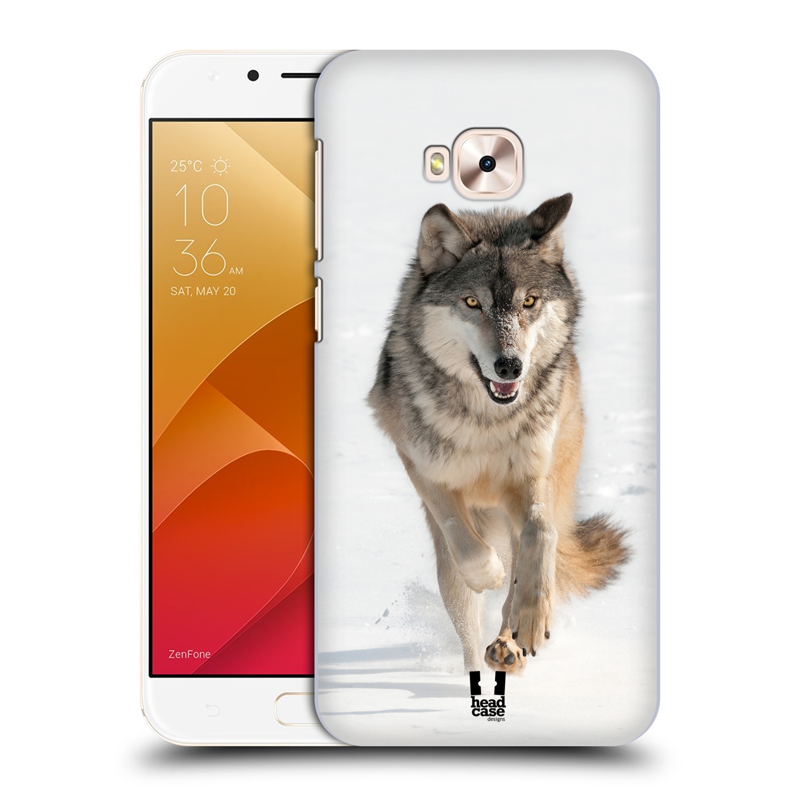 Zadní obal pro mobil Asus Zenfone 4 Selfie Pro ZD552KL - HEAD CASE - Svět zvířat divoký vlk