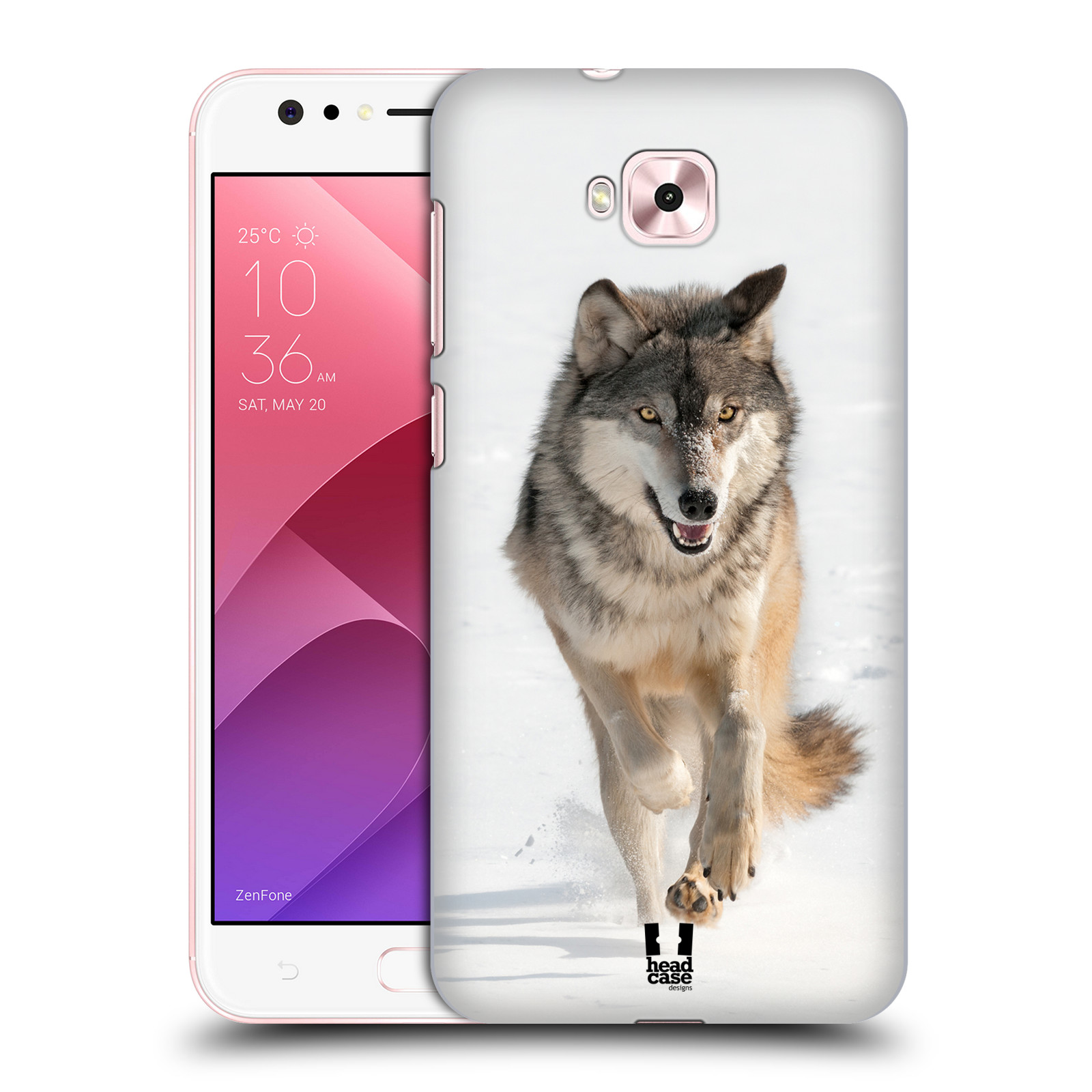 Zadní obal pro mobil Asus Zenfone 4 Selfie ZD553KL - HEAD CASE - Svět zvířat divoký vlk