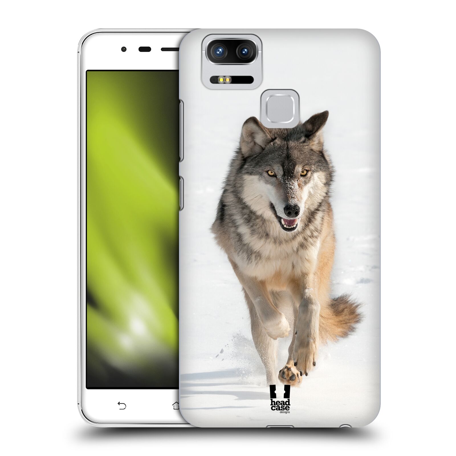 HEAD CASE plastový obal na mobil Asus Zenfone 3 Zoom ZE553KL vzor Divočina, Divoký život a zvířata foto BĚŽÍCÍ VLK