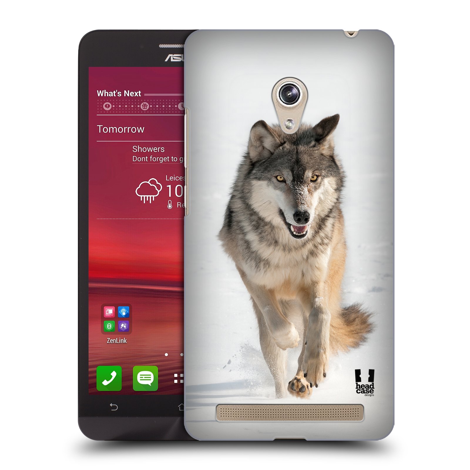 HEAD CASE plastový obal na mobil Asus Zenfone 6 vzor Divočina, Divoký život a zvířata foto BĚŽÍCÍ VLK