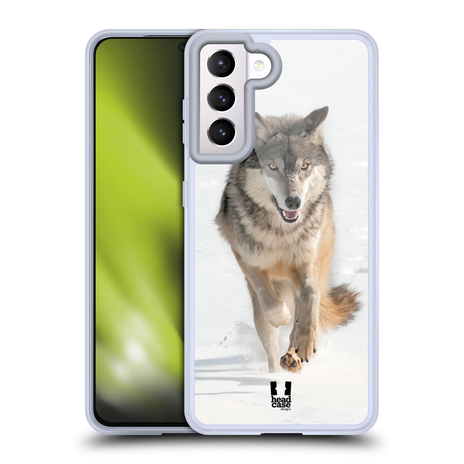 Plastový obal HEAD CASE na mobil Samsung Galaxy S21 5G vzor Divočina, Divoký život a zvířata foto BĚŽÍCÍ VLK