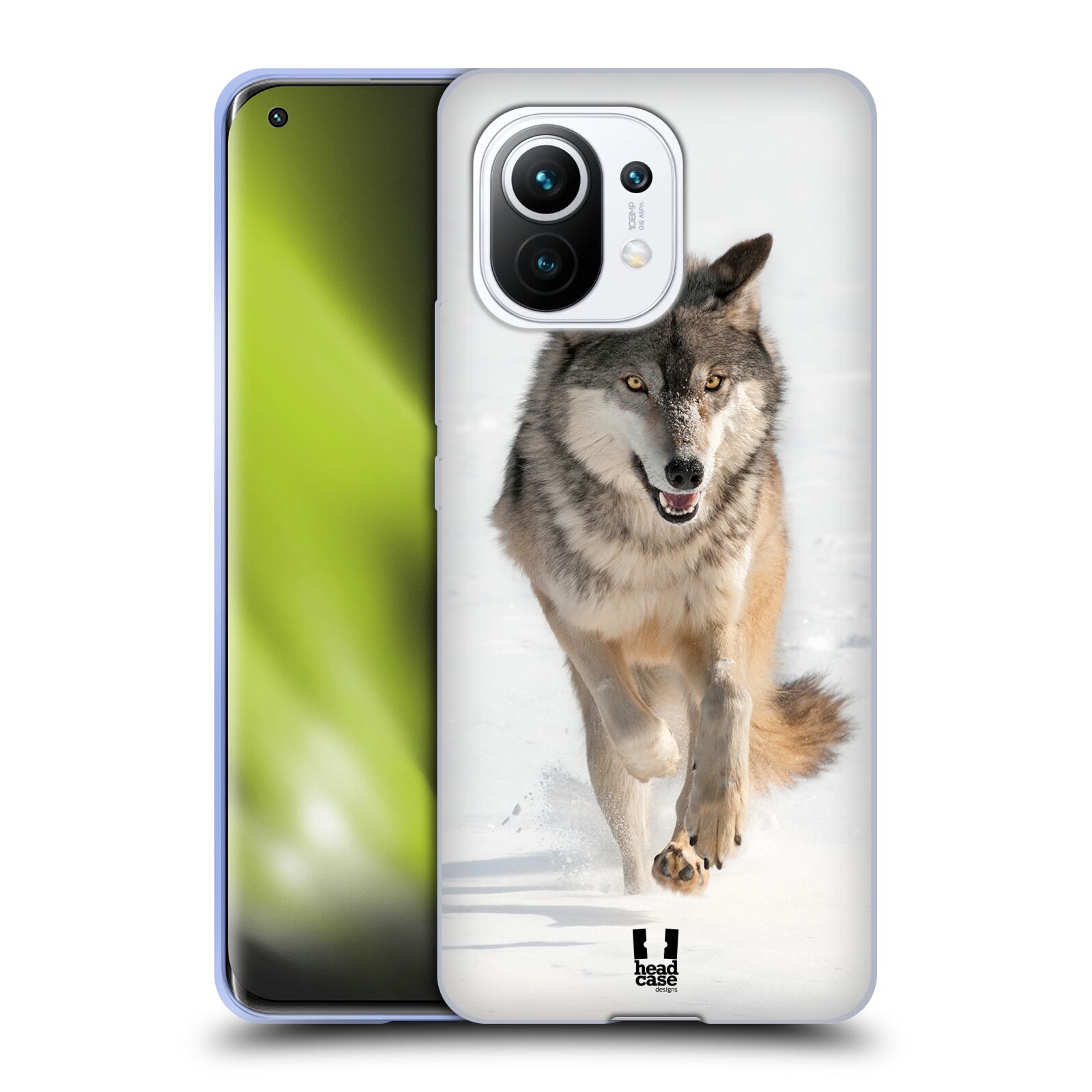 Plastový obal HEAD CASE na mobil Xiaomi Mi 11 vzor Divočina, Divoký život a zvířata foto BĚŽÍCÍ VLK