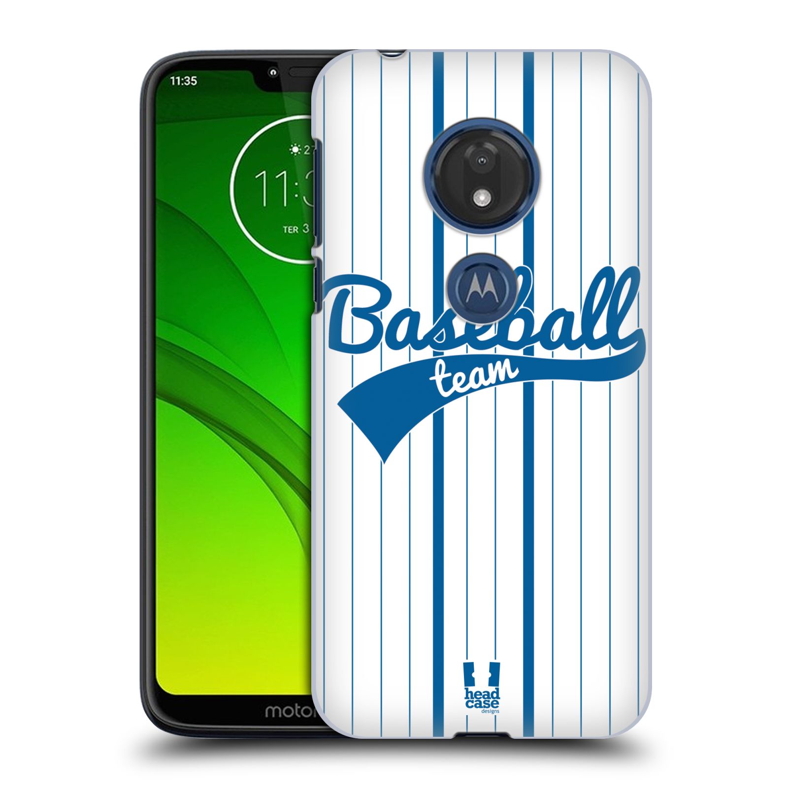 Pouzdro na mobil Motorola Moto G7 Play Sportovní dres Baseball