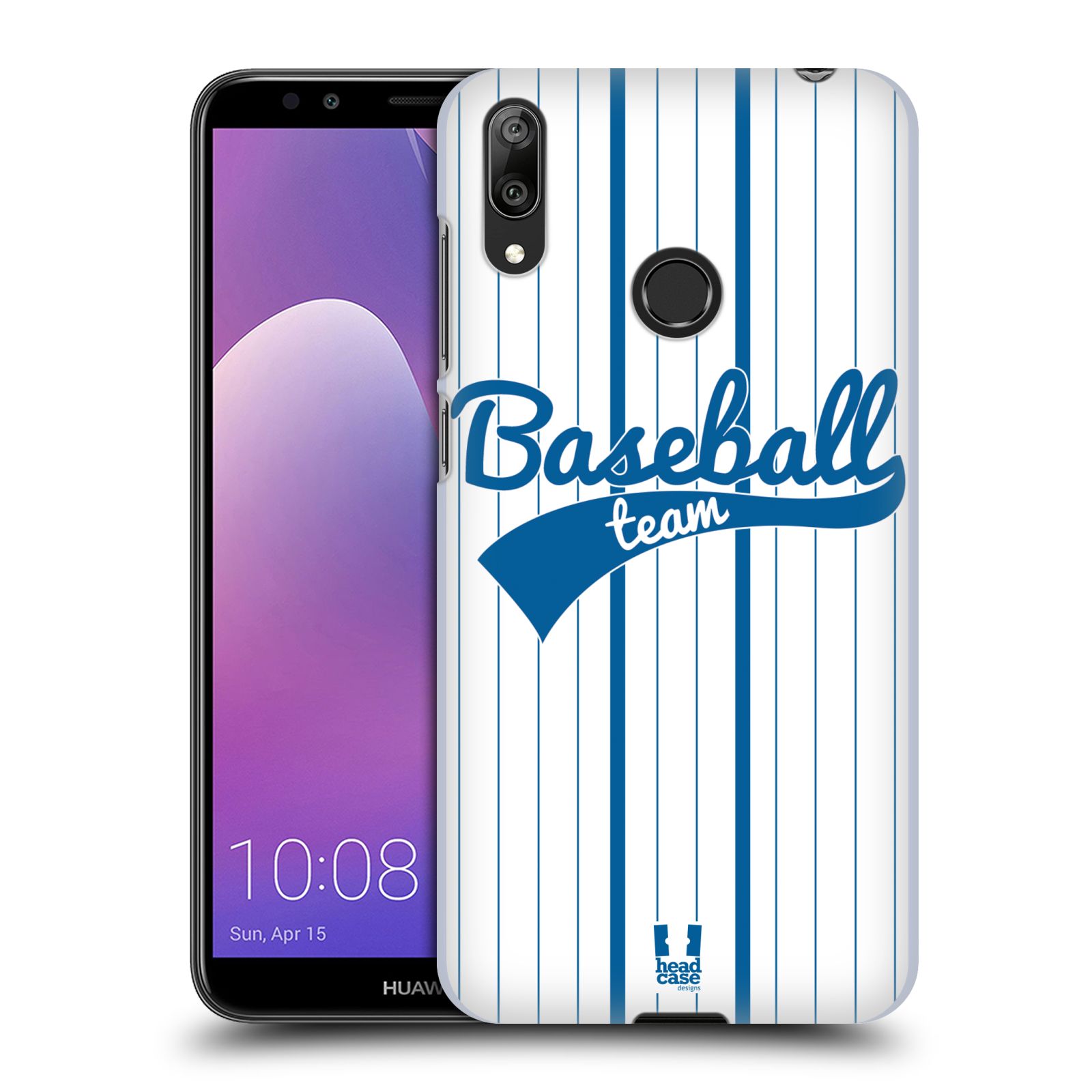 Pouzdro na mobil Huawei Y7 2019 - Head Case - Sportovní dres Baseball