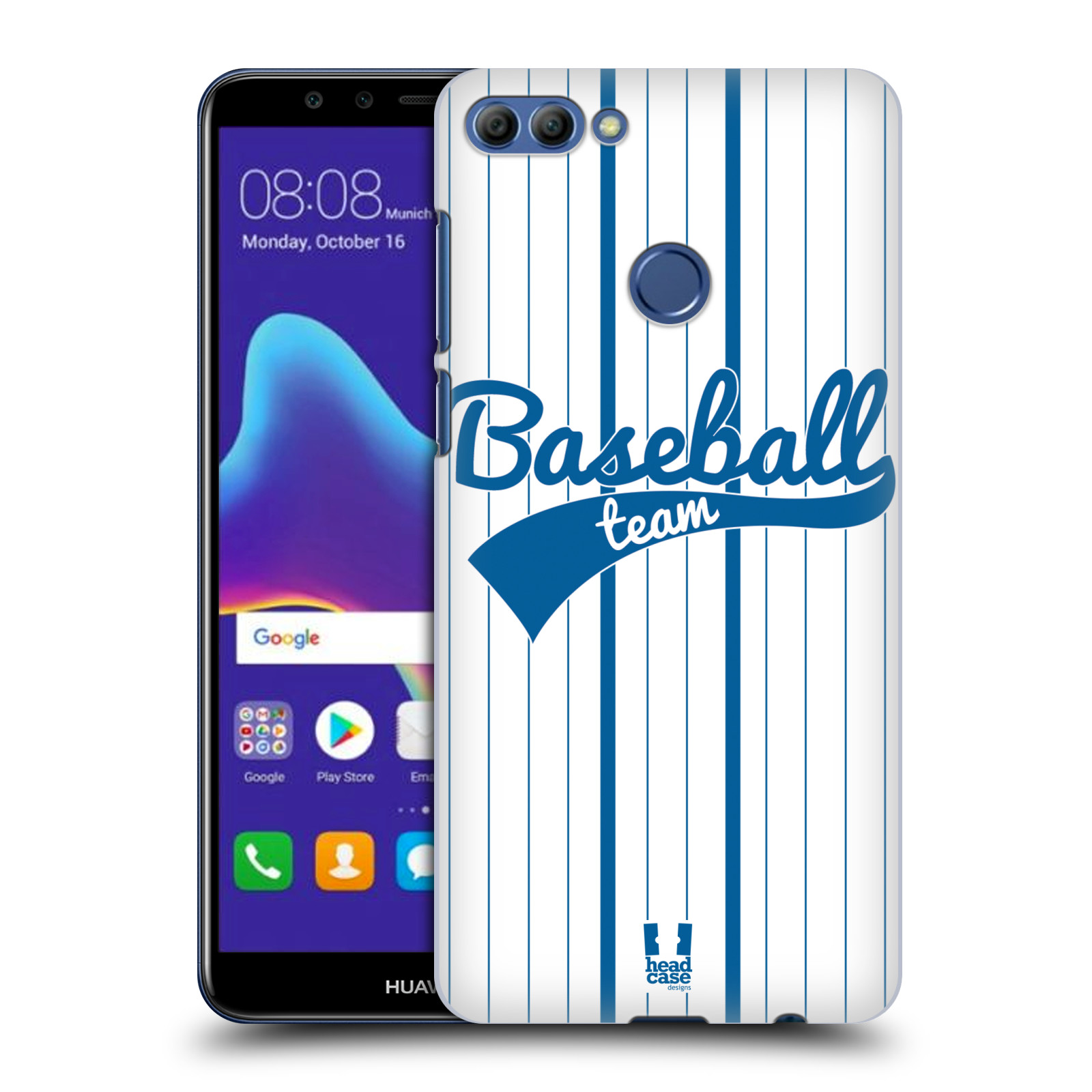 HEAD CASE plastový obal na mobil Huawei Y9 2018 Sportovní dres Baseball