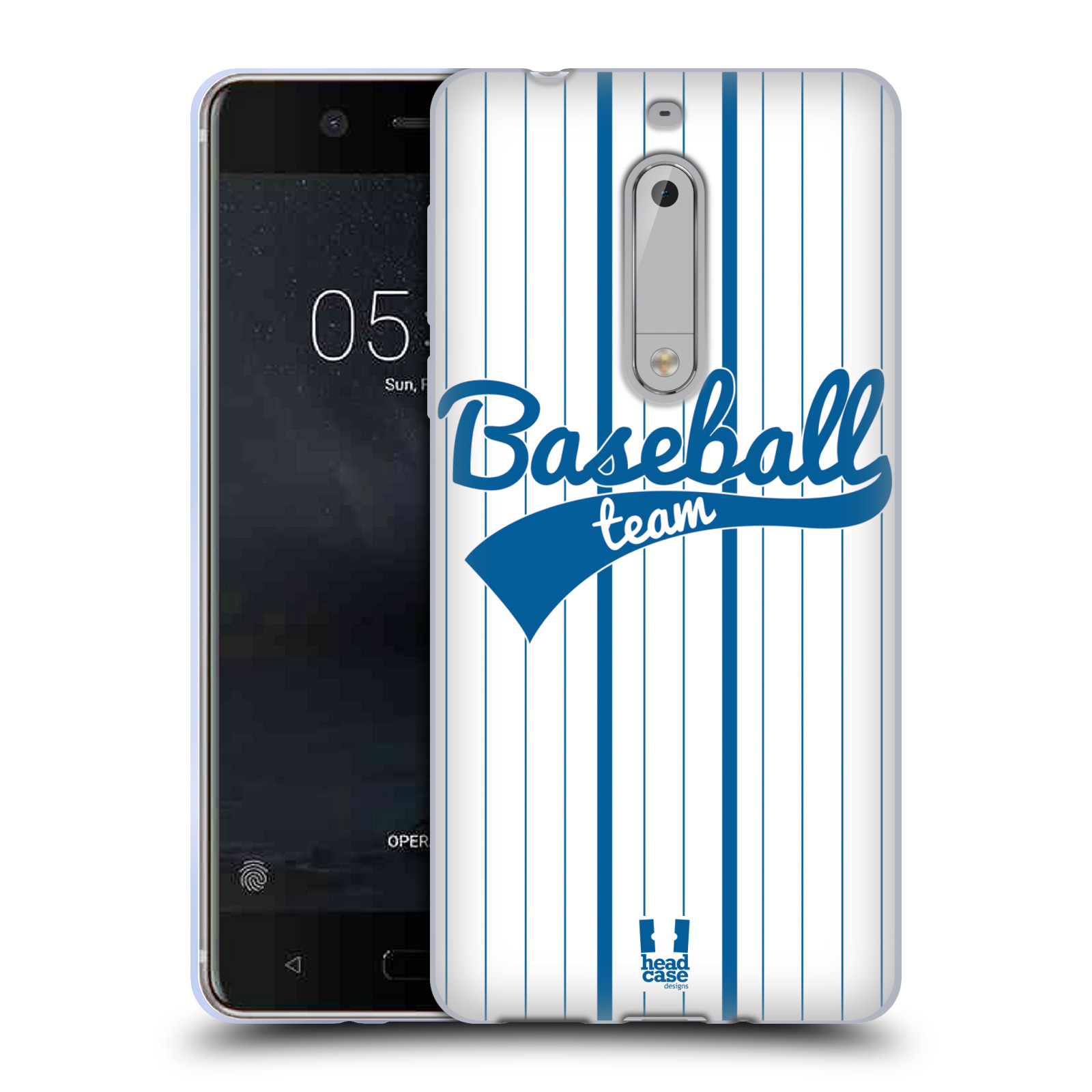 HEAD CASE silikonový obal na mobil Nokia 5 Sportovní dres Baseball