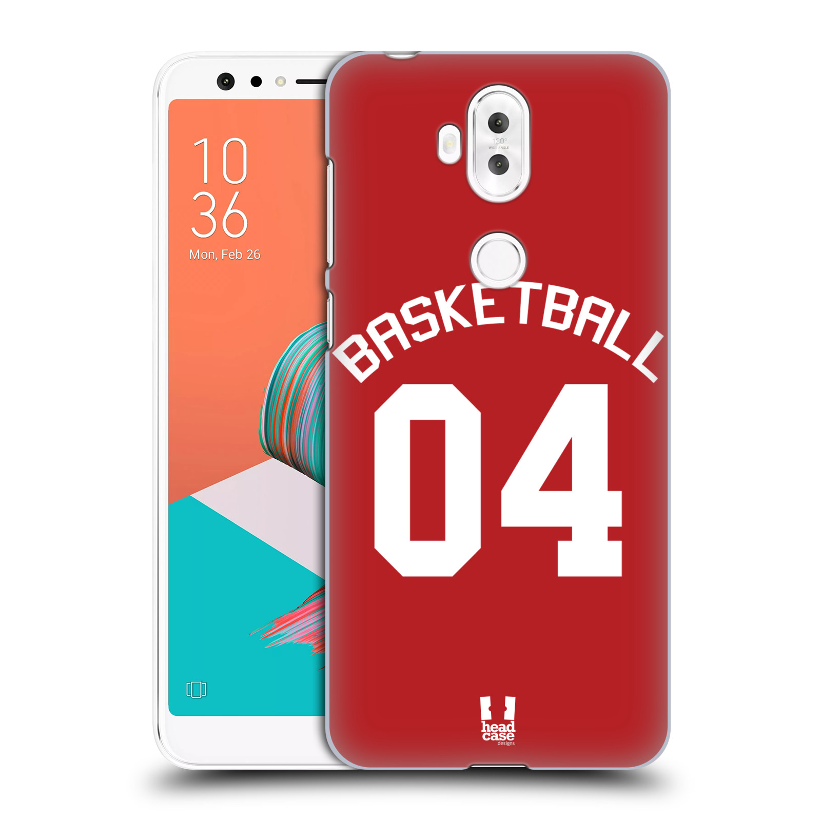 HEAD CASE plastový obal na mobil Asus Zenfone 5 LITE ZC600KL Sportovní dres Basketbal červený